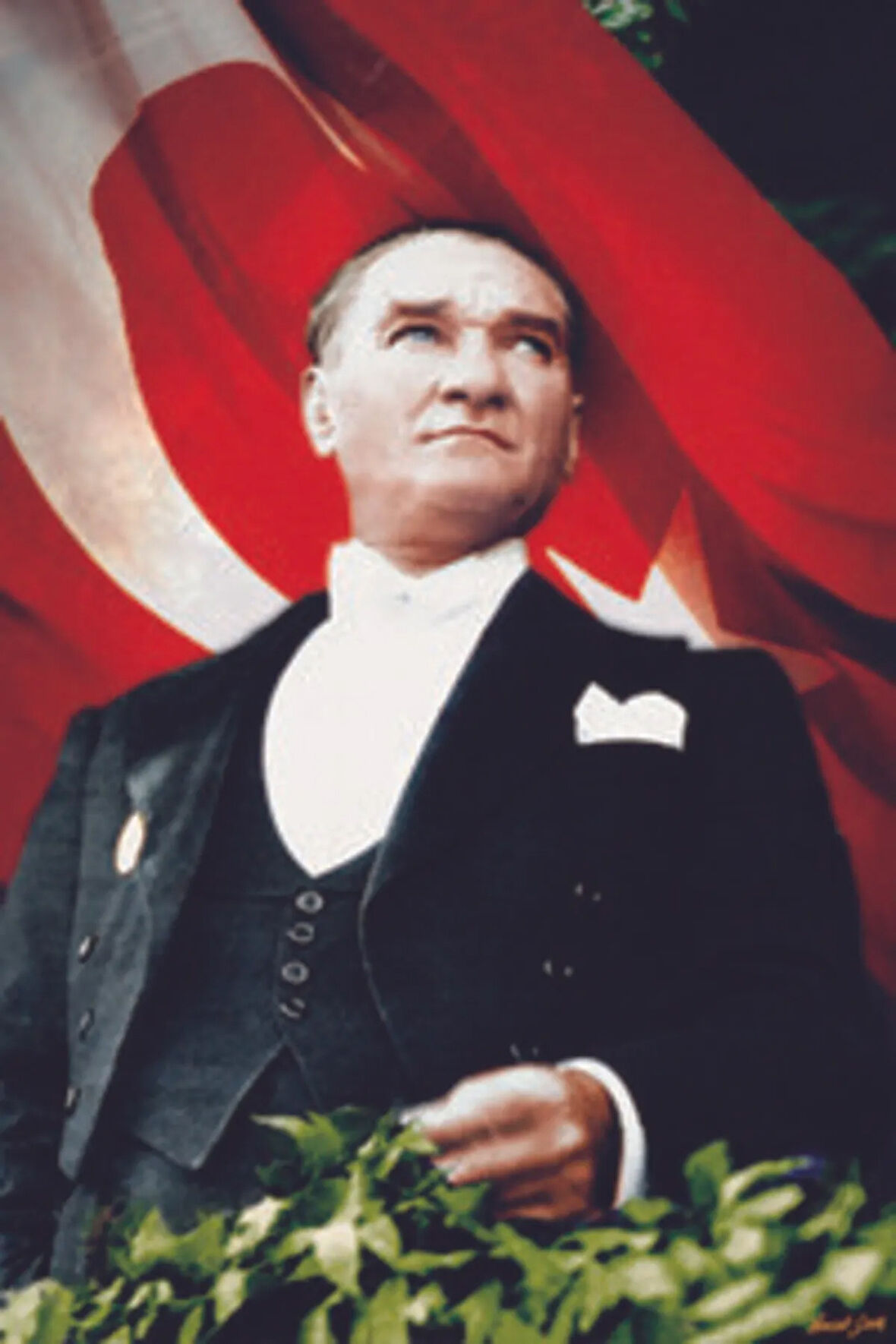 Atatürk Resmi Raşel Kumaş 100x150cm.