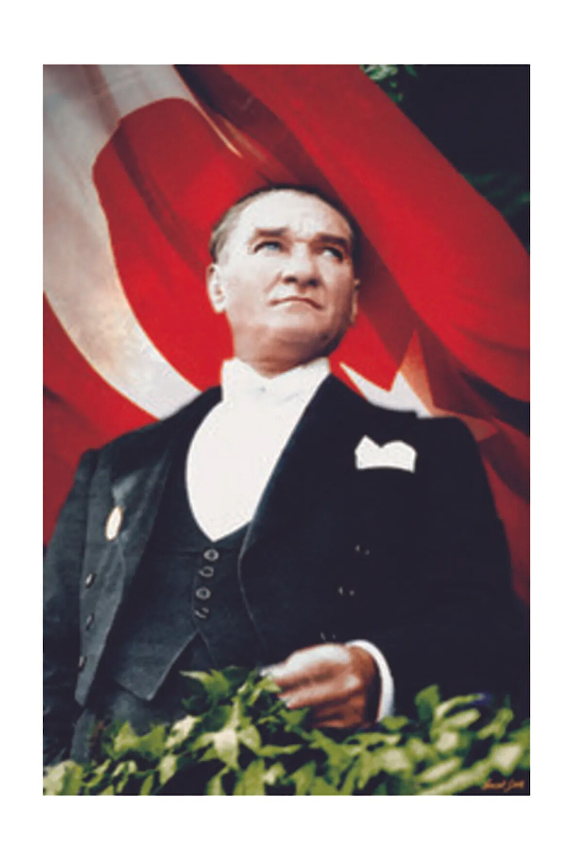 Atatürk Resmi Raşel Kumaş 200x300cm.