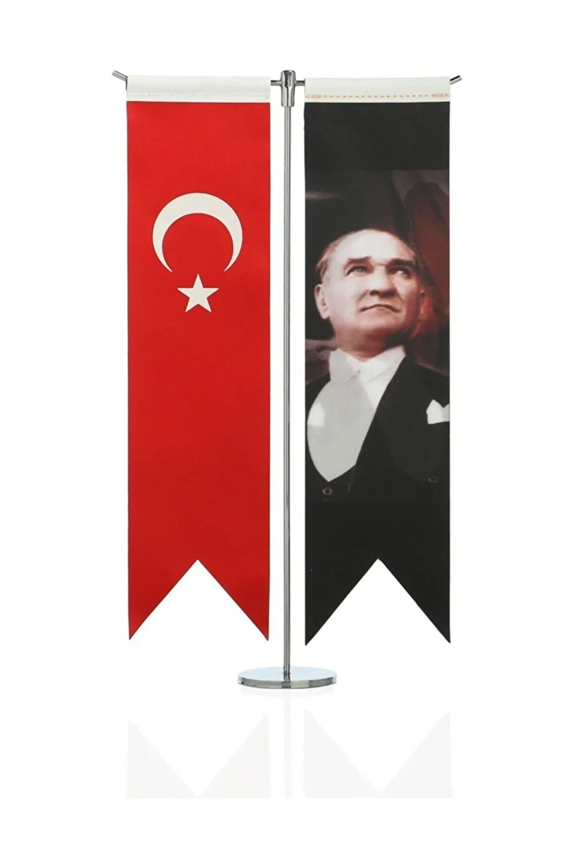 Türk Bayrağı Ve Atatürk Masa Bayrak Takımı