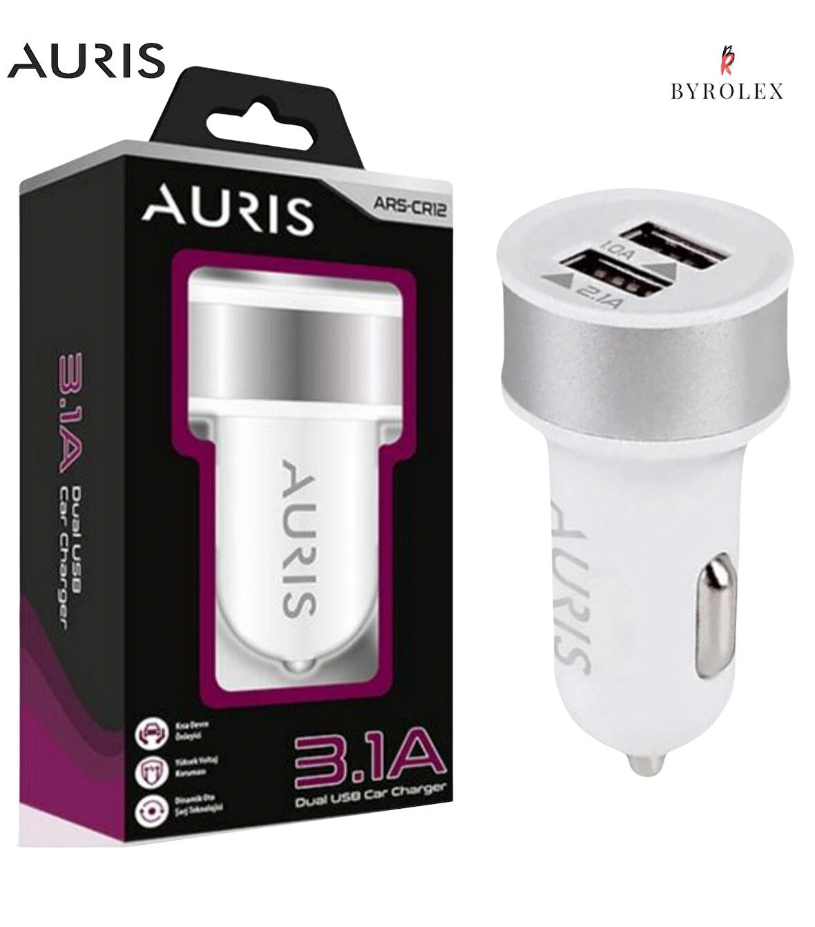 ARAÇ İÇİ 3.1A 2xUSB OTO ŞARJ BAŞLIĞI