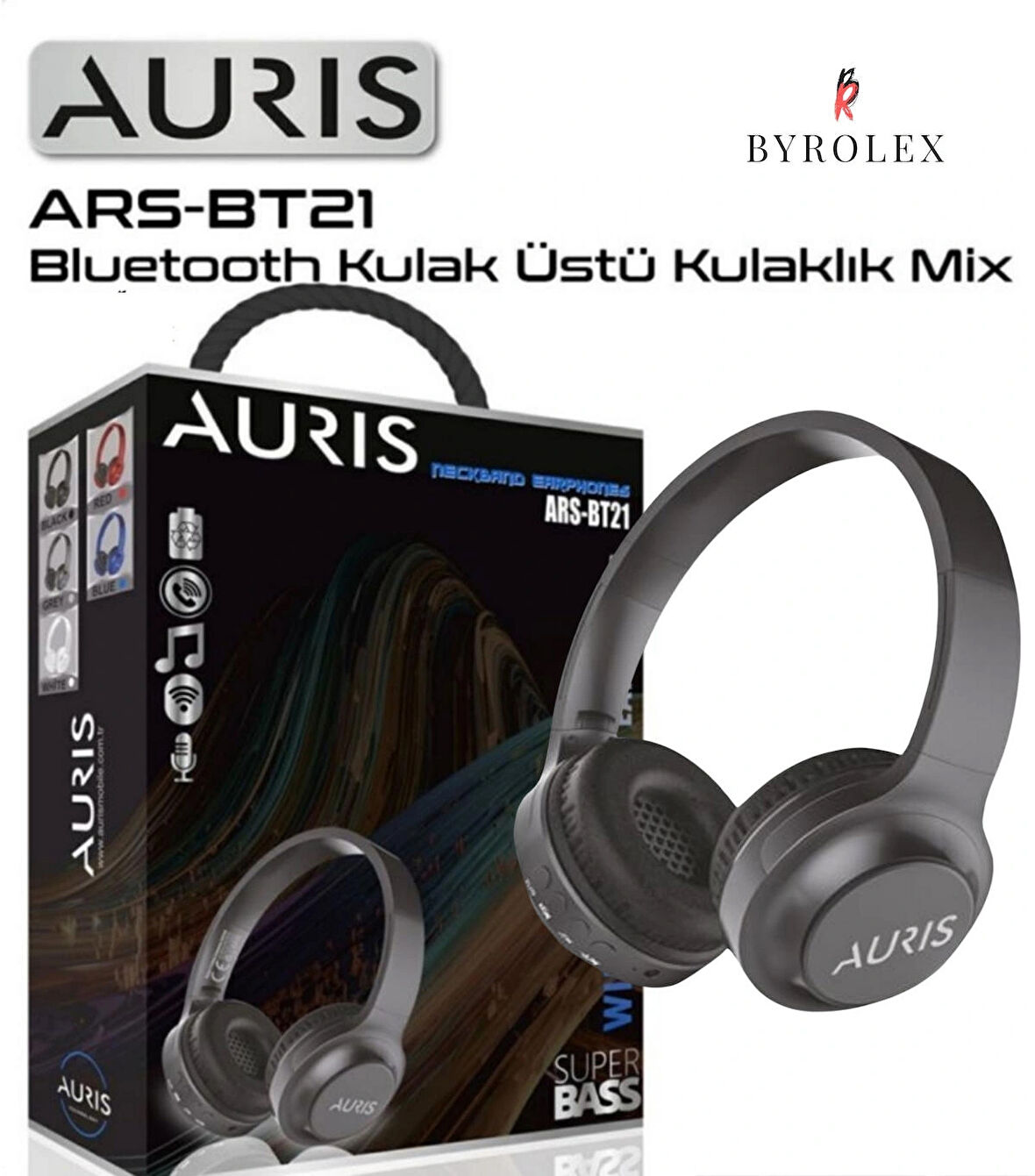 KULAK ÜSTÜ SÜPER BASS KABLOSUZ BAĞLANTILI BLUETOOTH KULAKLIK