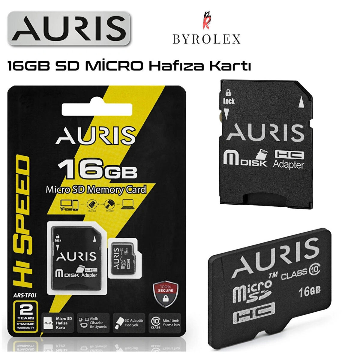 AKILLI CİHAZLARLA UYUMLU ADAPTÖR HEDİYELİ MİNİ SD HAFIZA KARTI