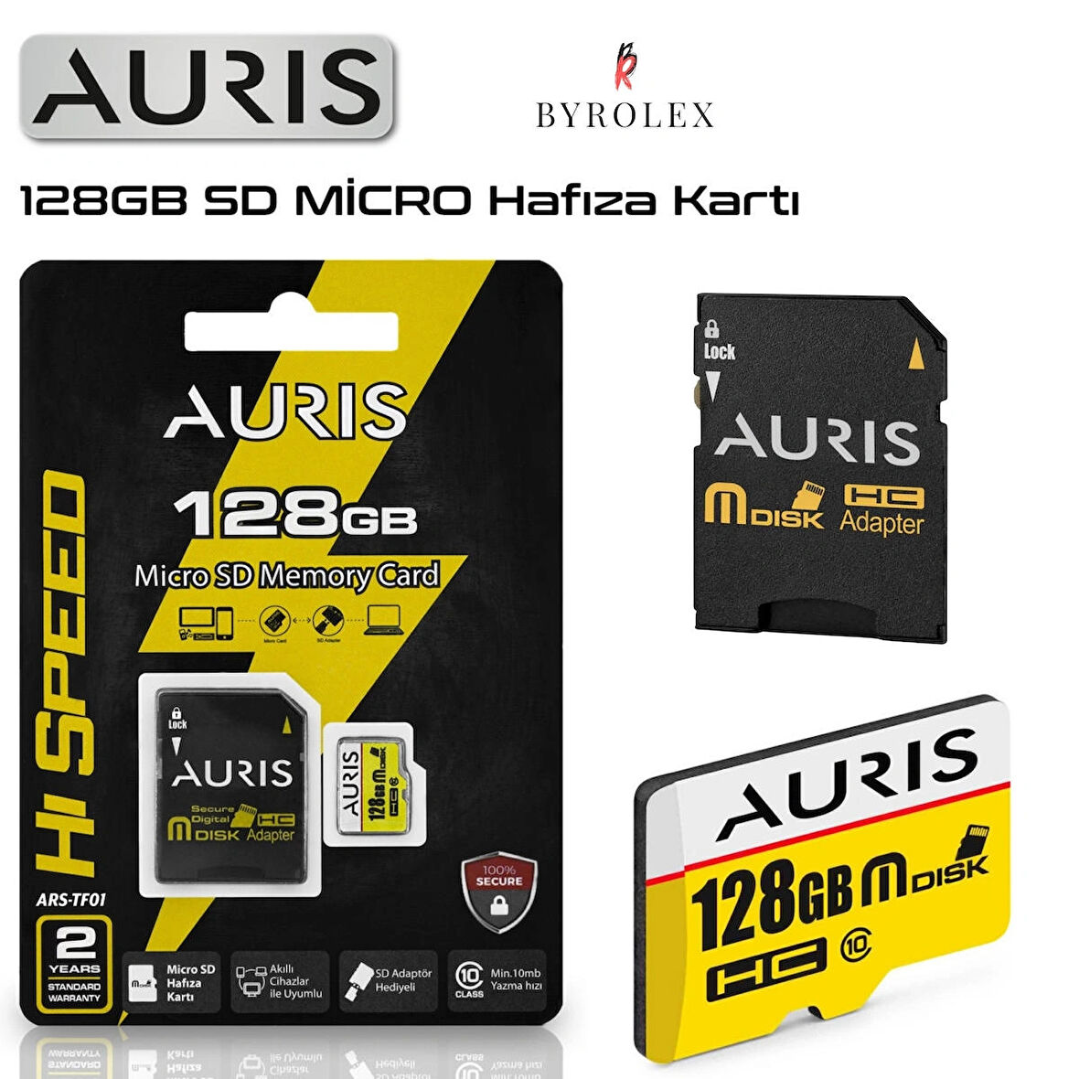 AKILLI CİHAZLARLA UYUMLU ADAPTÖR HEDİYELİ MİNİ SD HAFIZA KARTI