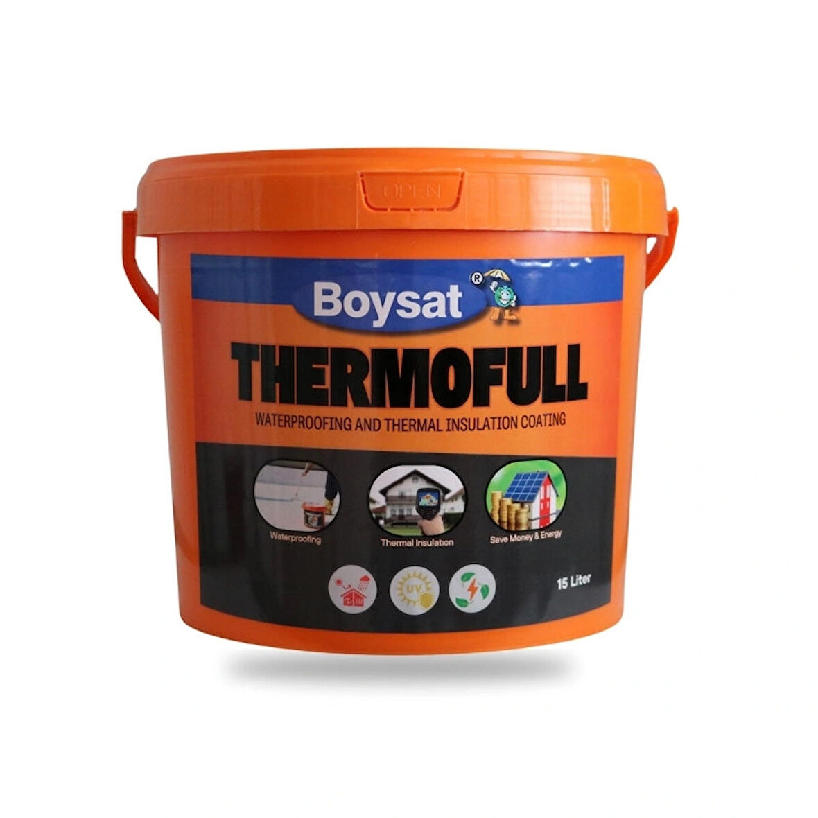 Boysat Thermofull Termal Isı ve Su Yalıtım Kaplaması 15 Litre