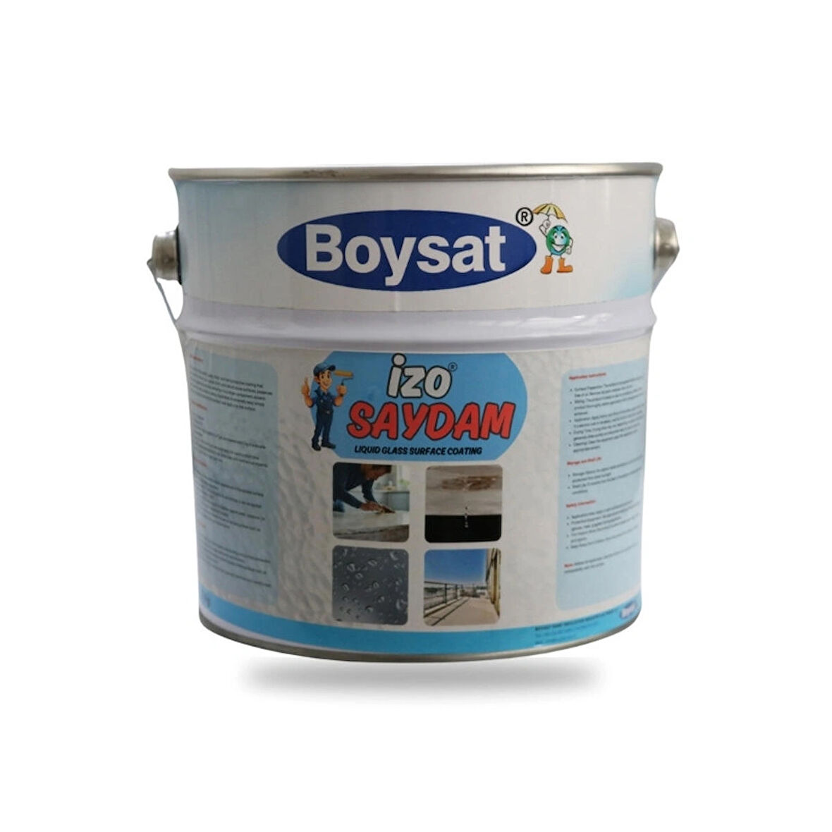 Boysat İzo Saydam Şeffaf Sıvı Cam Yalıtım Kaplaması 0.75 Kg