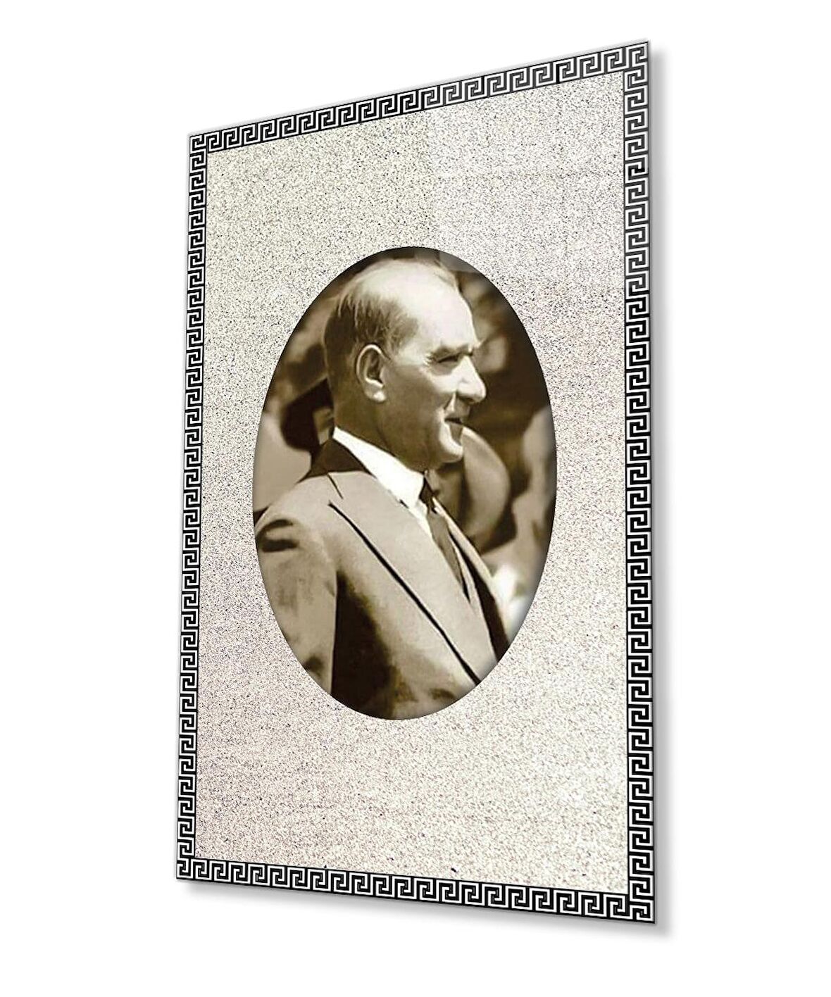 Atatürk Cam Tablo 4 mm Dayanıklı Temperli Cam