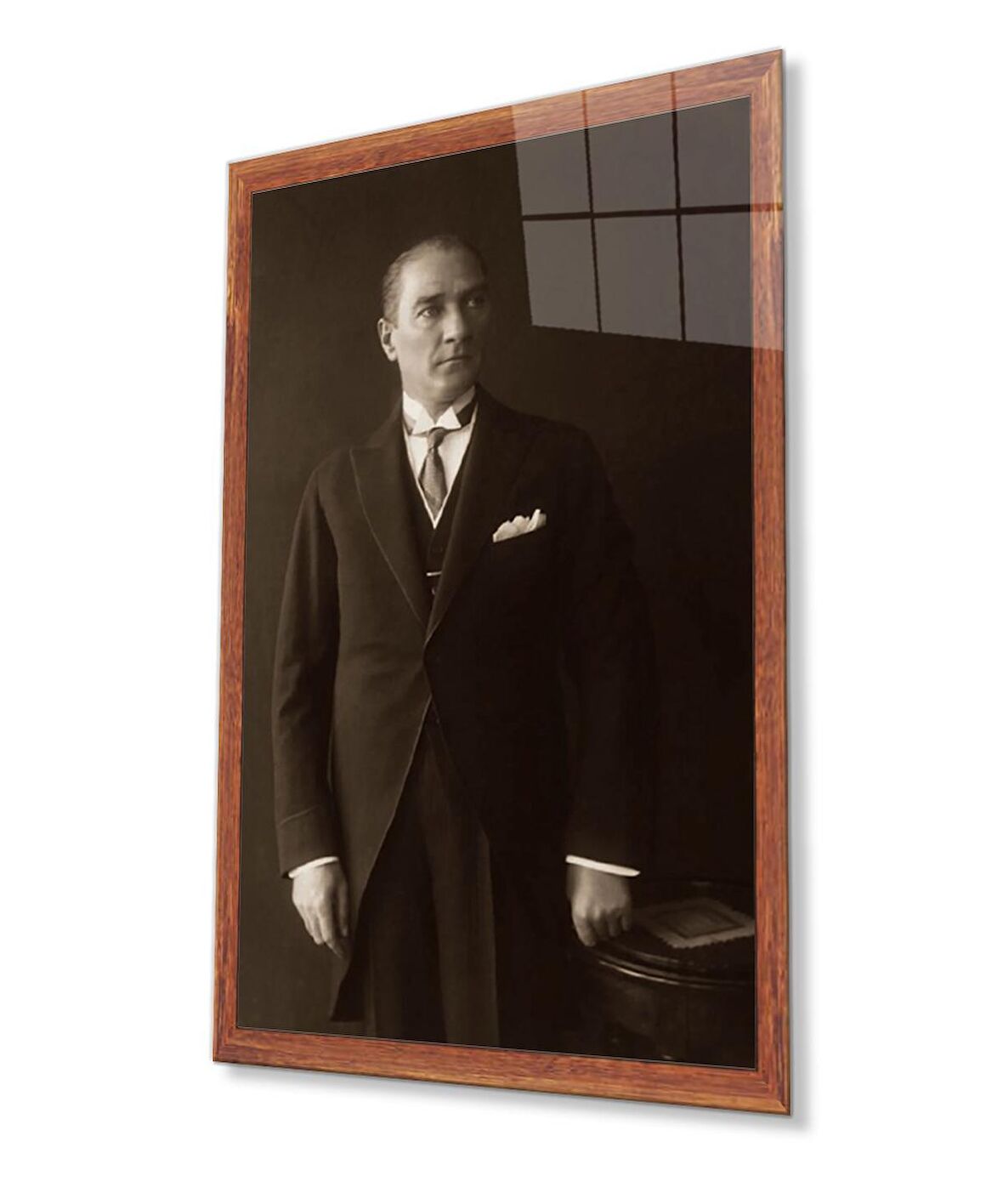 Atatürk Cam Tablo 4 mm Dayanıklı Temperli Cam