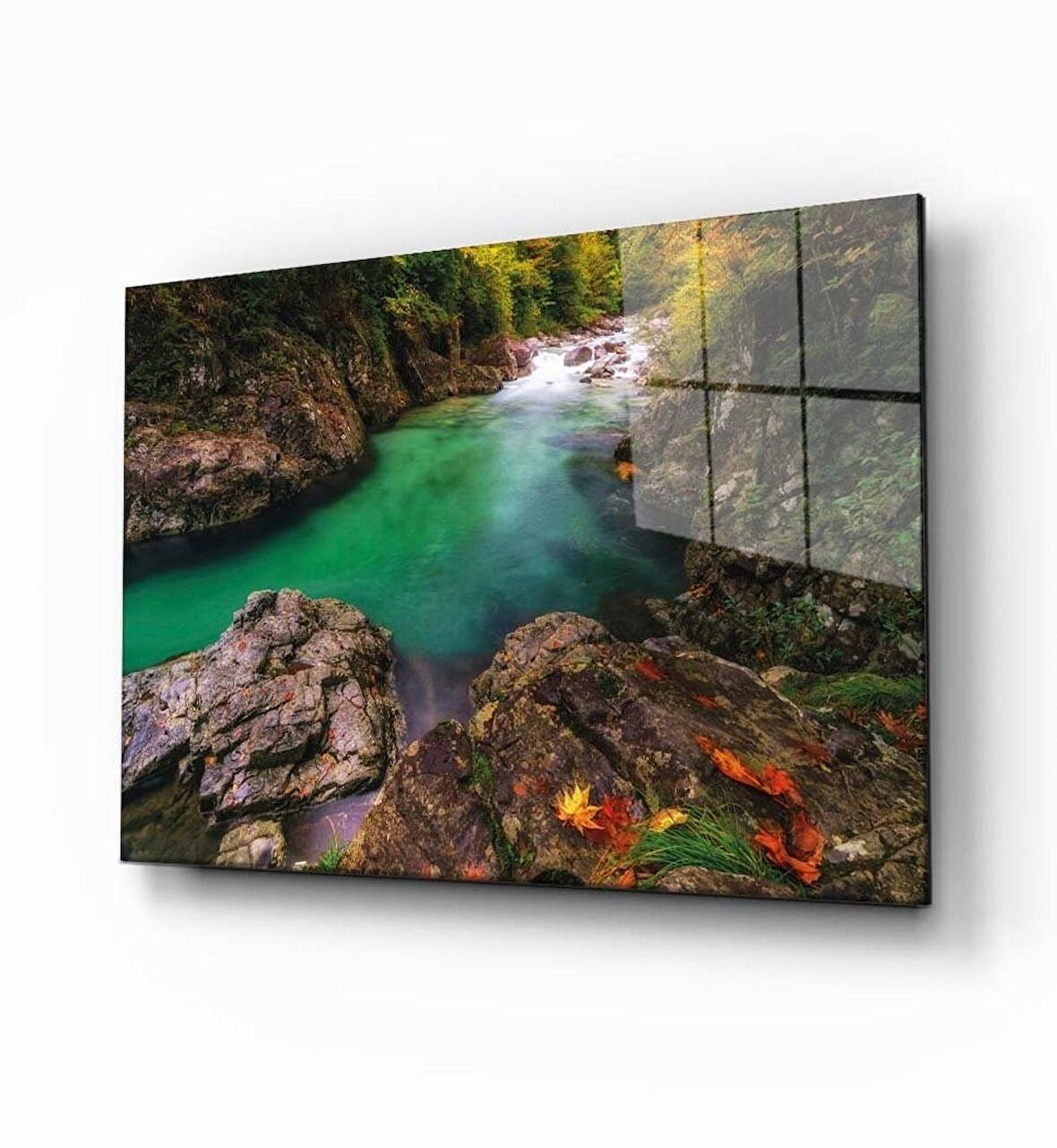Doğa Manzara Cam Tablo 4mm Dayanıklı Temperli Cam