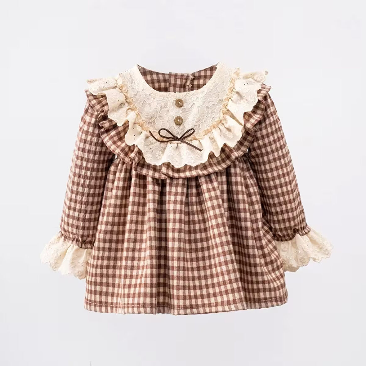 KIZ ÇOCUK EKOSE ELBİSE