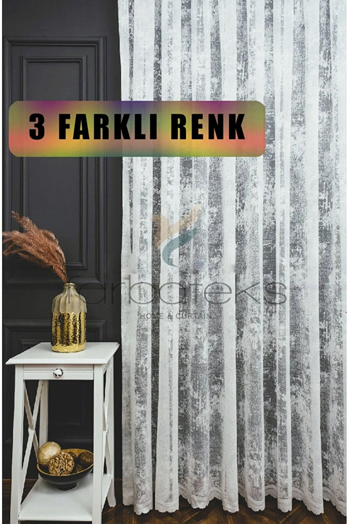 Bulut Tül Exculusive Micro Örgü 3K BeyazTül Perde