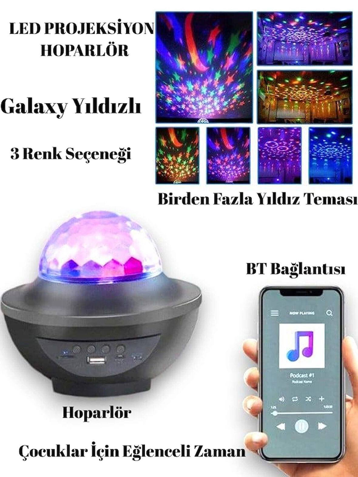 XY-918 LED PROJEKSİYON HOPARLÖR