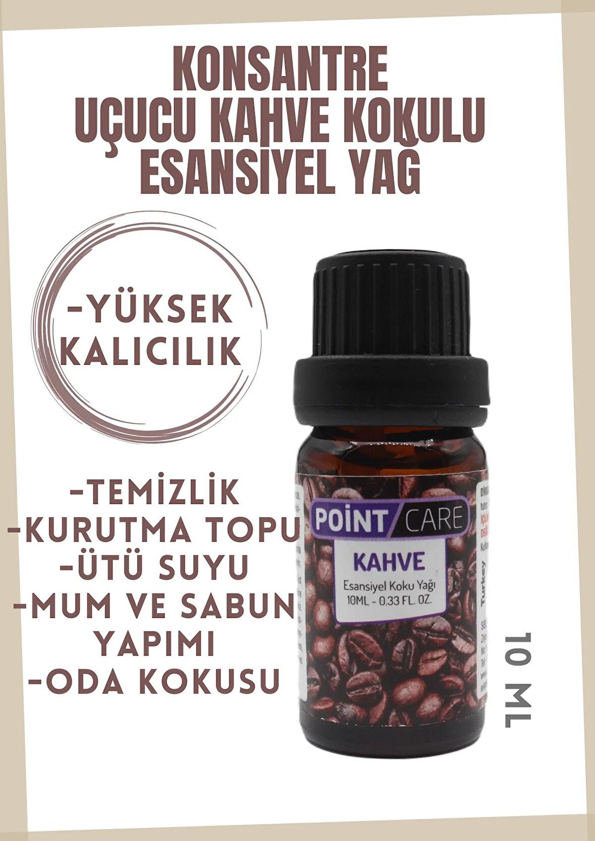 Yoğun Kahve Aromatik Mum Esansı Buhurdanlık Kokusu Kokulu Mum Yapım Malzemeleri