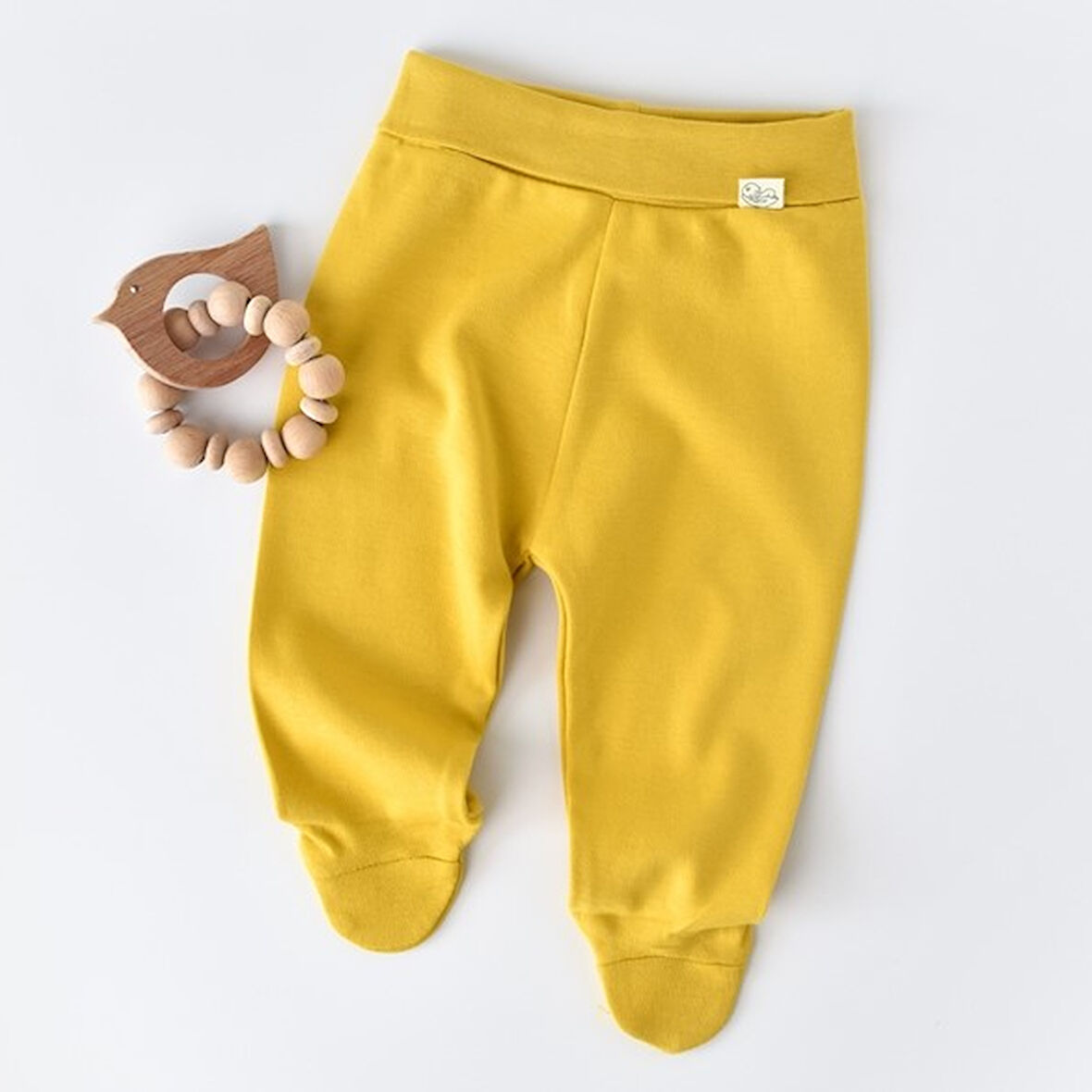 Ayaklı Pantolon 5612 Açık Sarı