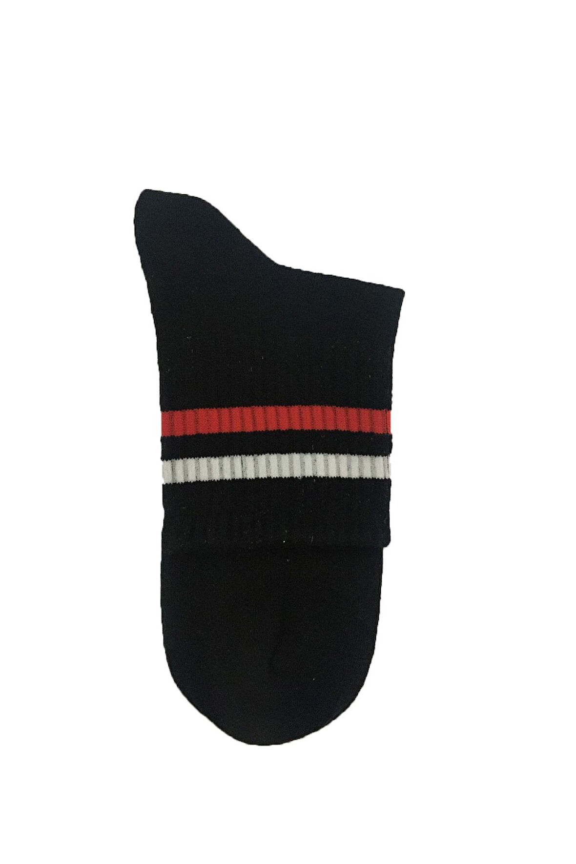 Siyah Kısa Tenis Çorap 0021-2