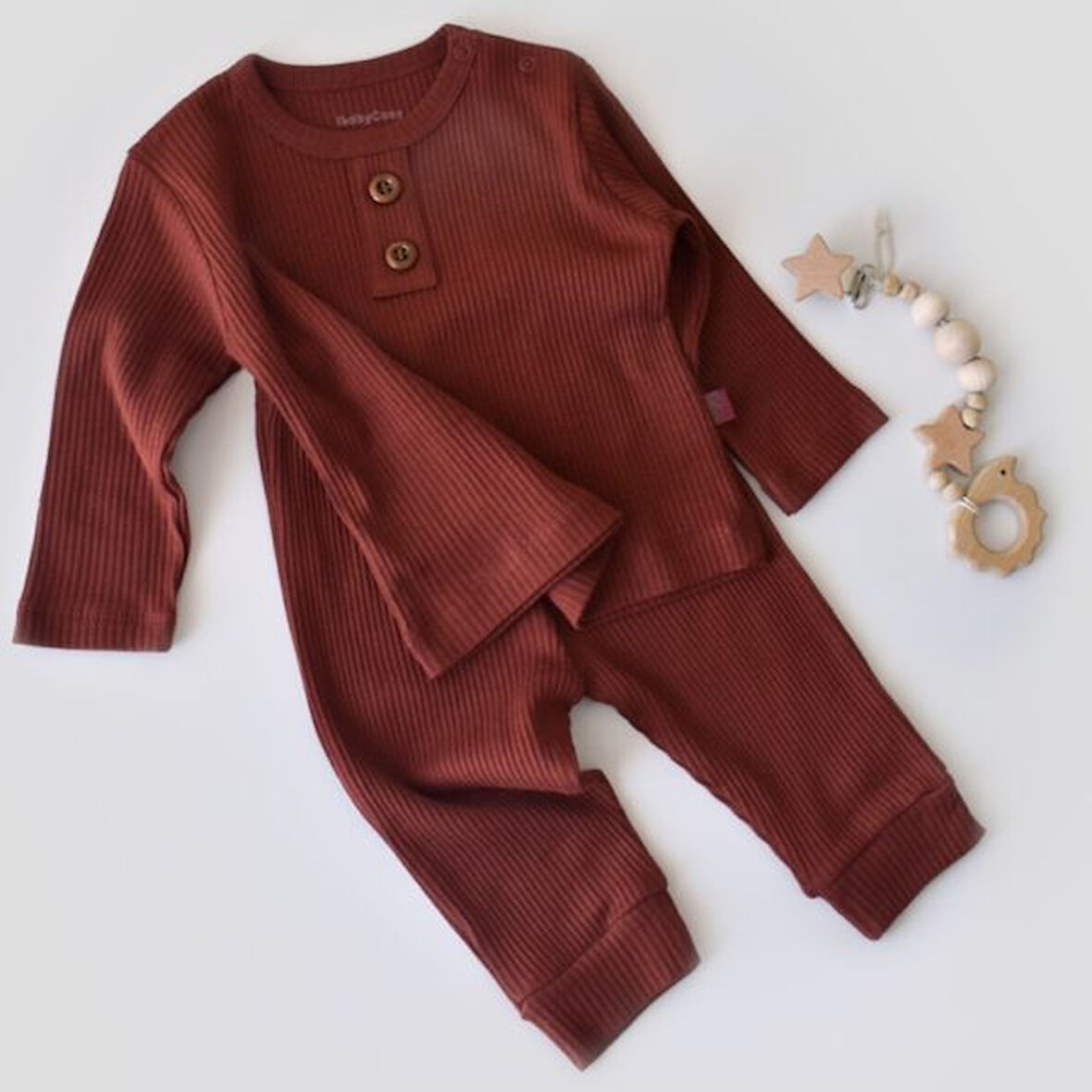 2li Takım Pantolon & Tişört 11501 Kiremit