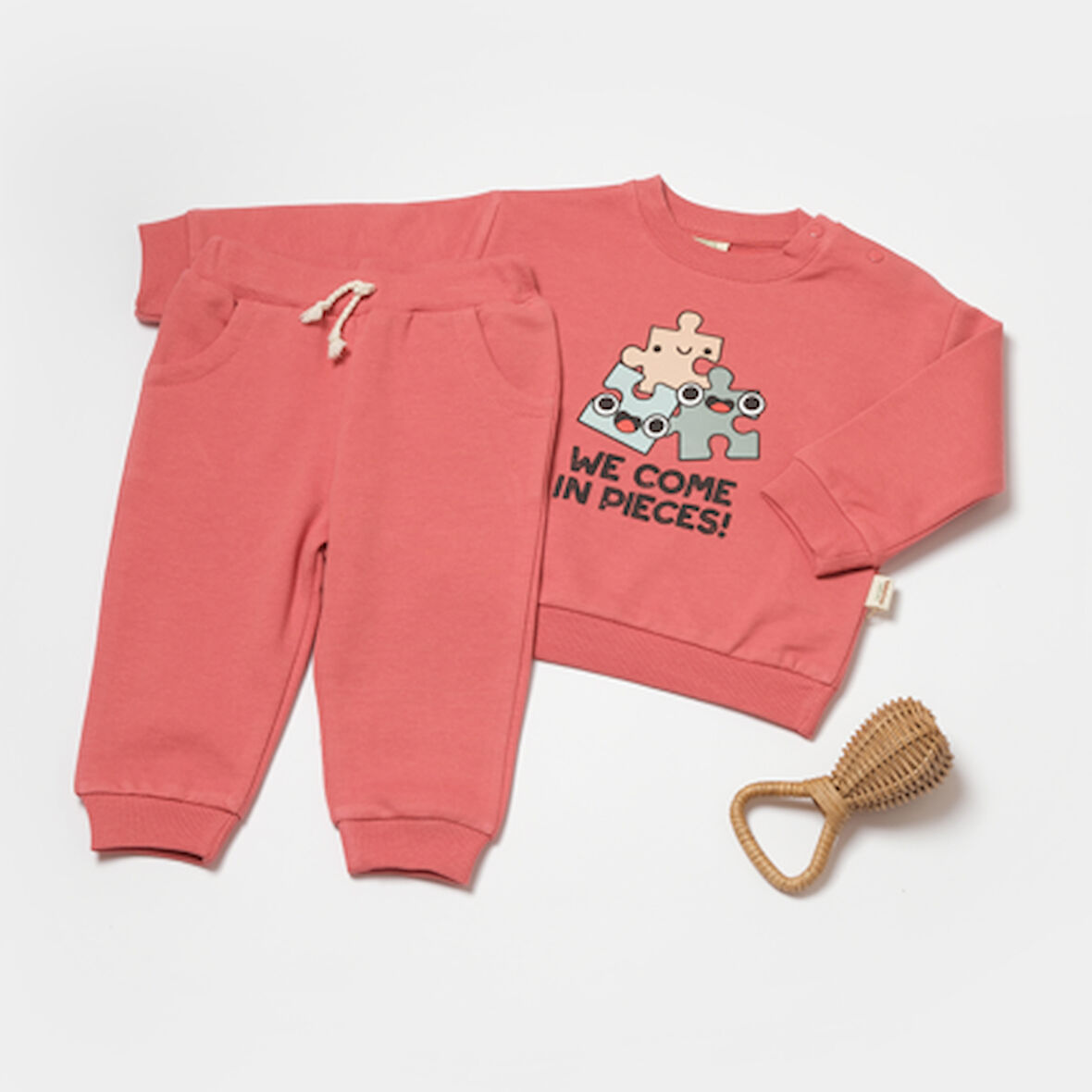 Sweatshirt & Pantolon Takım 8026 Kırmızı