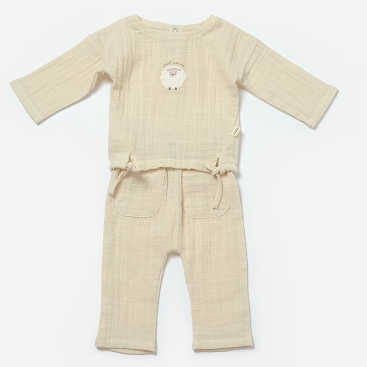 Sweatshirt & Pantolon Takım 7024 Taş