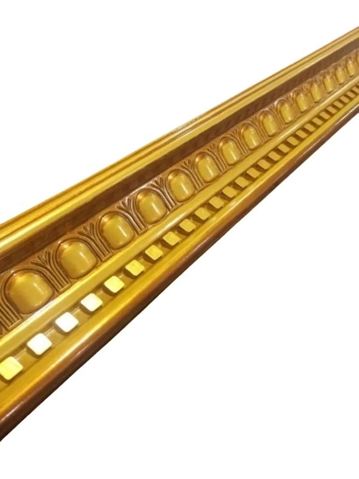 DEKORATİF POLİÜRETAN SARAY TAVAN KARTONPİYER -KAHVE ESKİTME RENK (EN 13 CM -BOY:100 CM)-DUVAR SÜSÜ