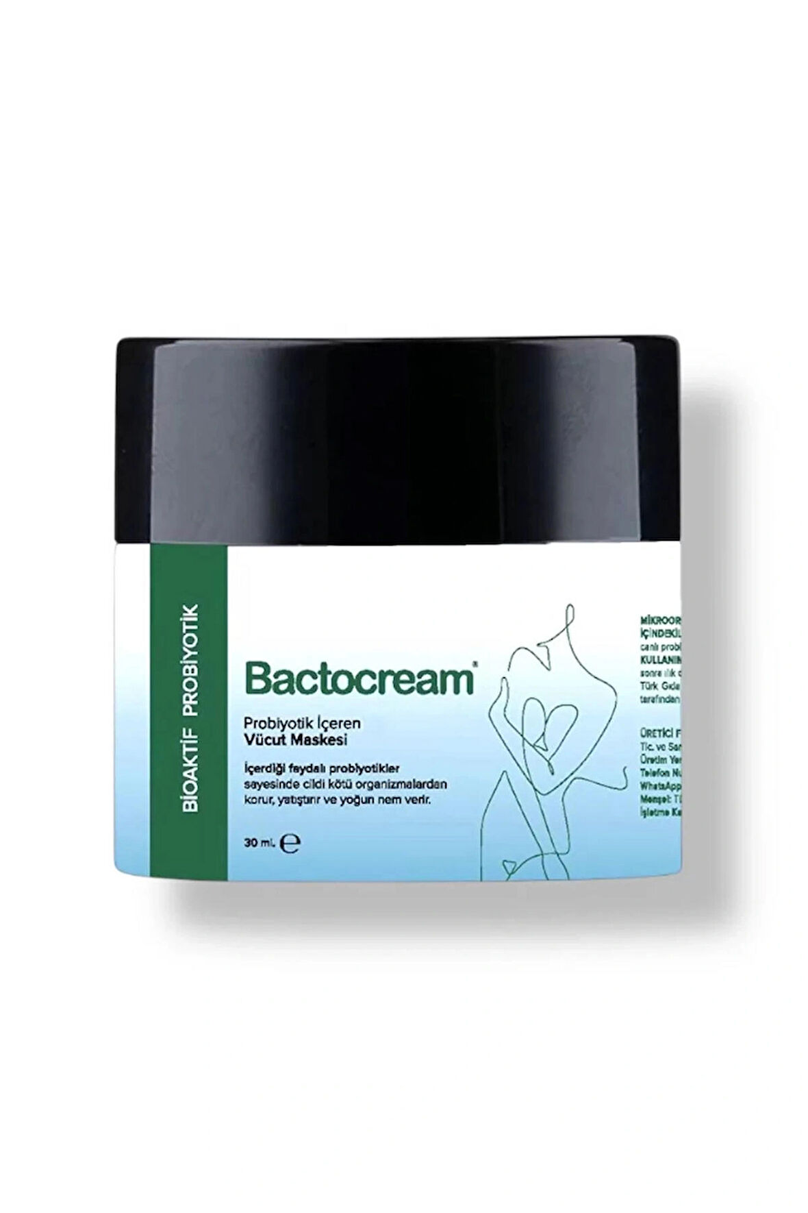 Bactolac Bactocream Canlı Probiyotik Içeren Vücut Maskesi 30 ml