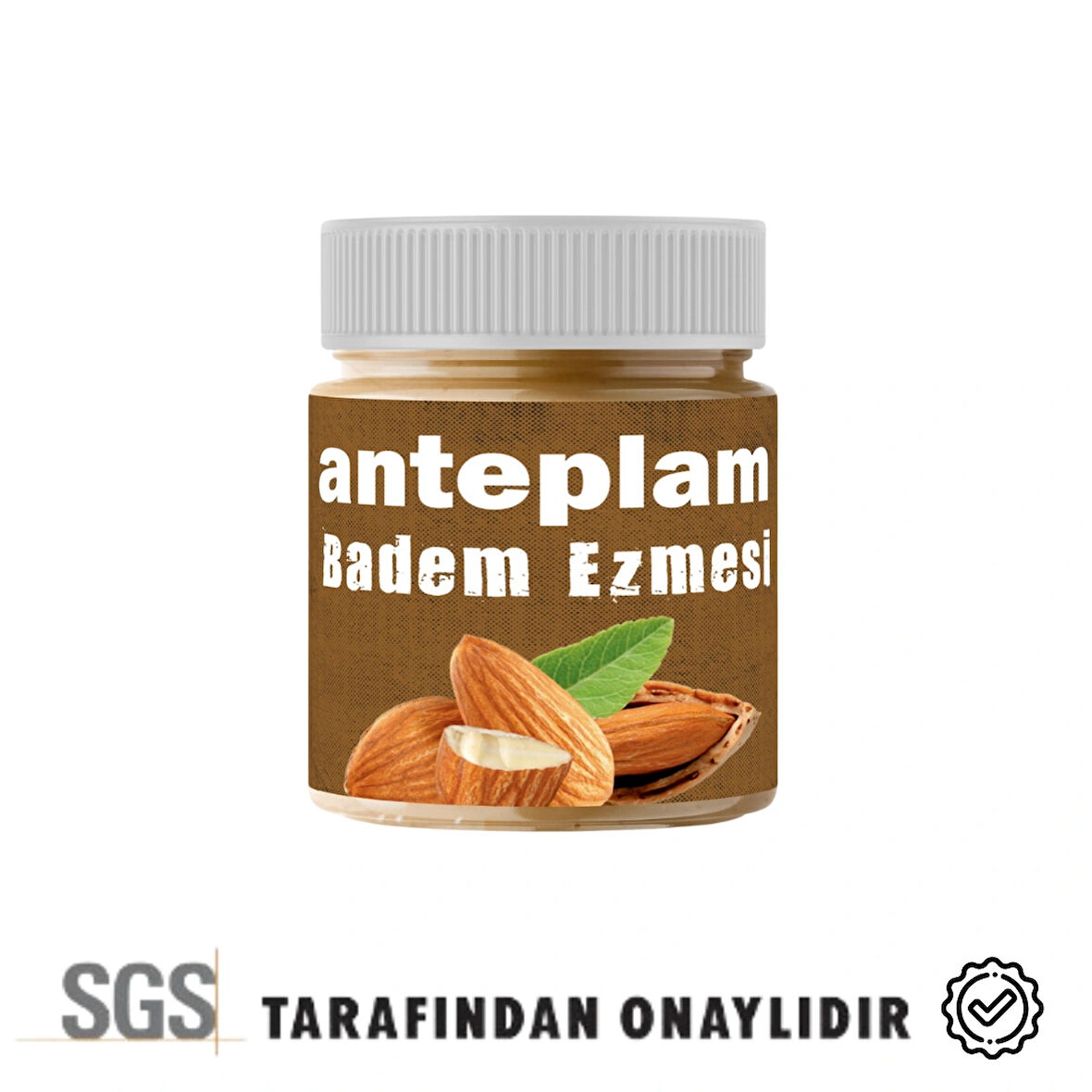 %50 Bademli Badem Ezmesi – Kahvaltılık – Katkısız ve Doğal 200 Gr.