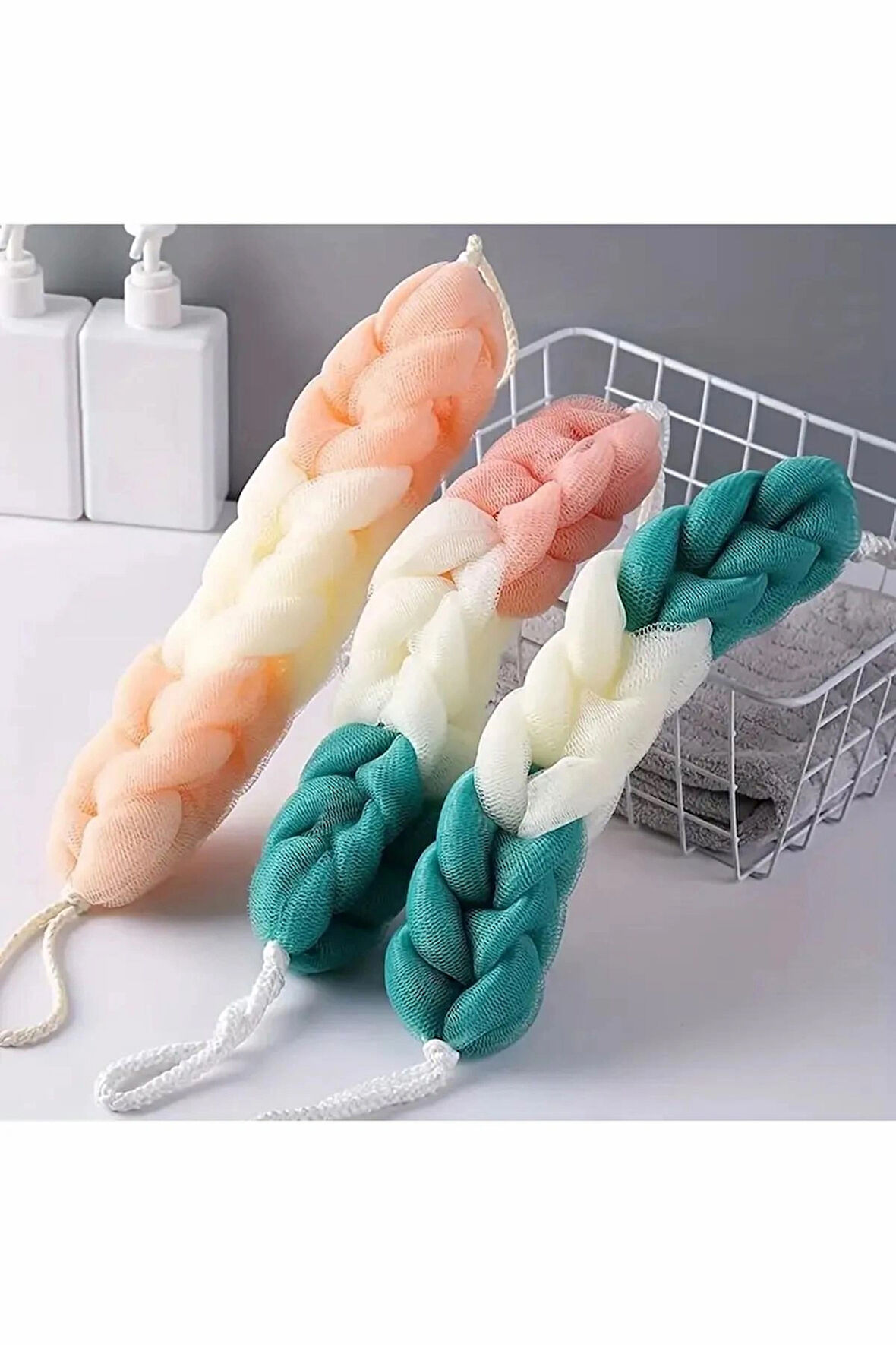 1 Adet Uzun Örgülü Esnek Sırt Lifi | Lüx Banyo & Duş Lif