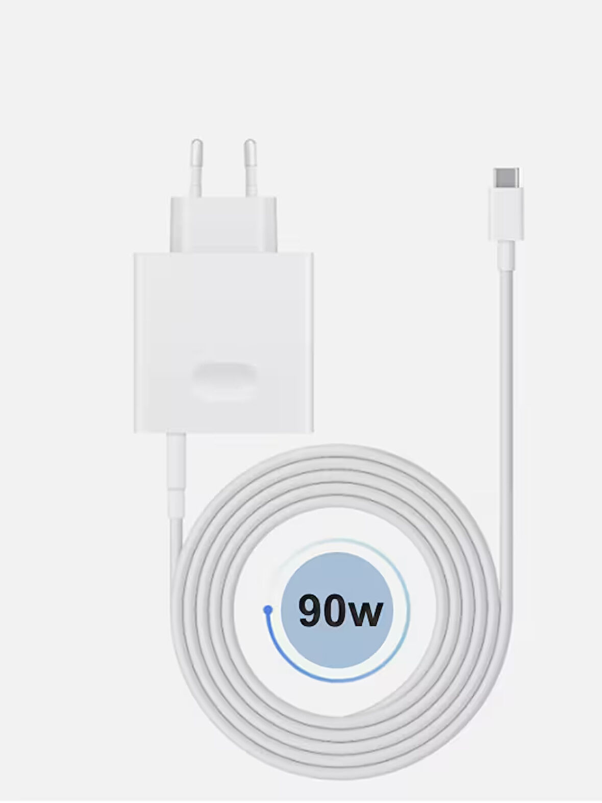 Matebook Ve Cep Telefonu Uyumlu 90w Supercharge Şarj Cihazı  ( Adaptör + Kablo ) Set