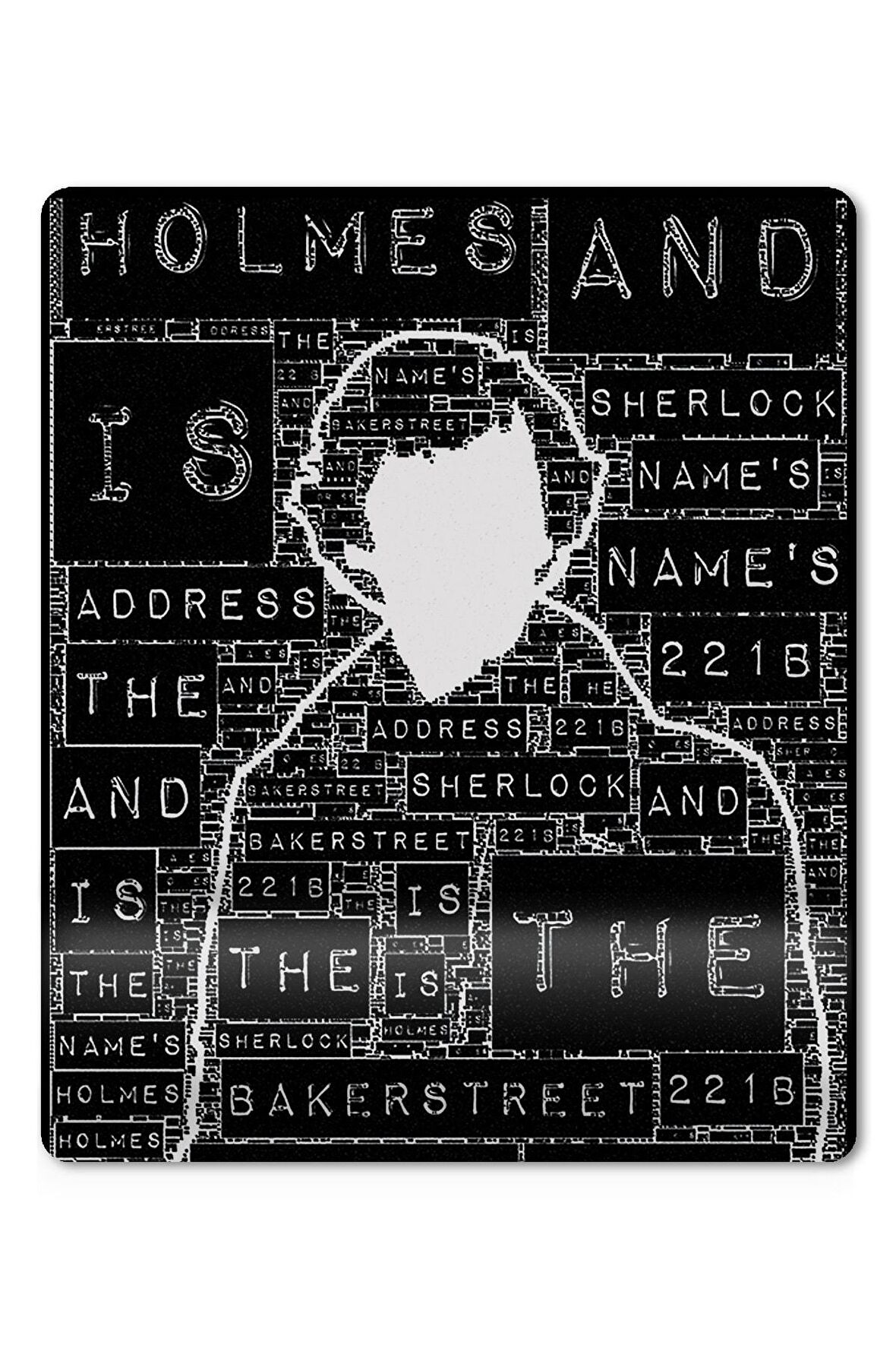  Sherlock Holmes Bilek Destekli Mouse Pad