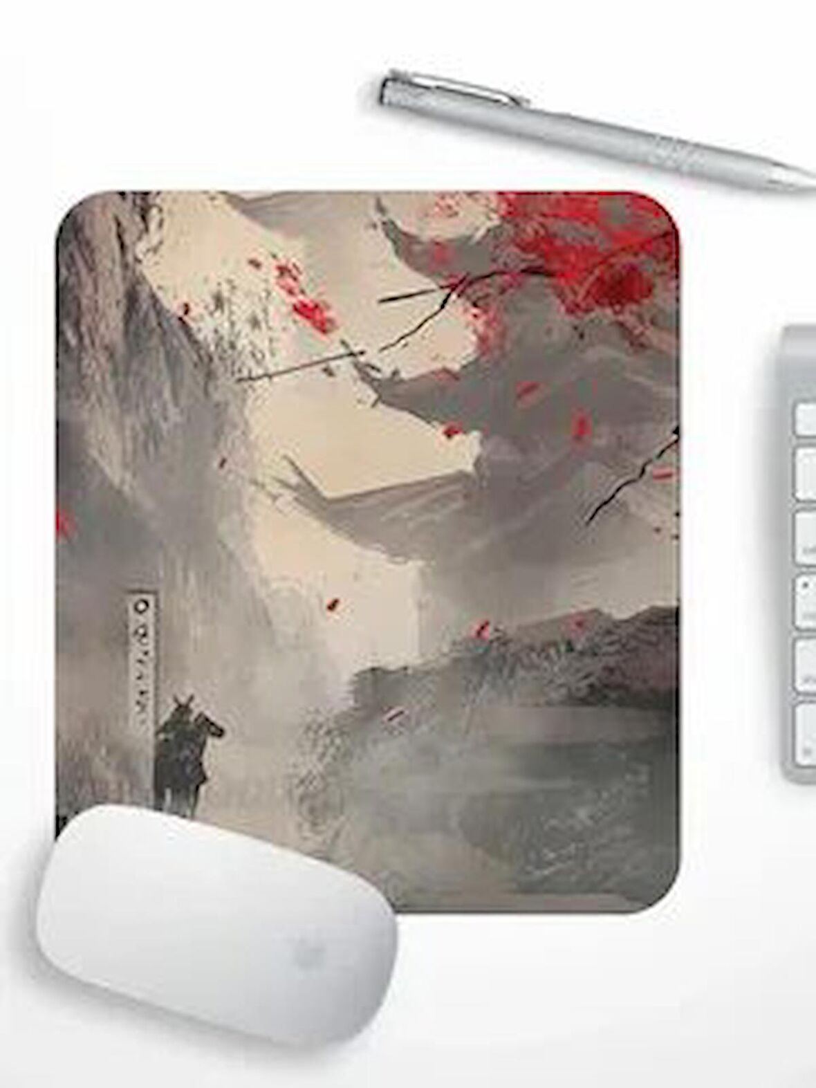  İLLÜSTRASYON DESENLİ Düz Dikdörtgen Mouse pad