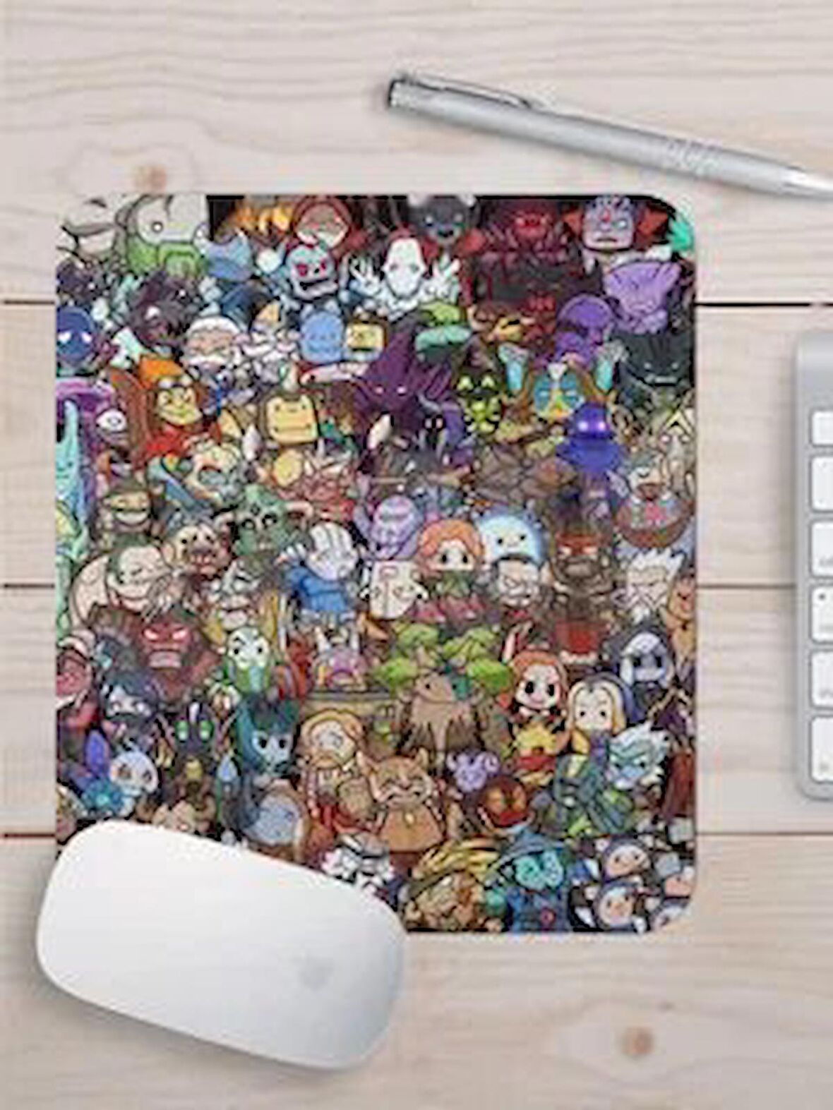  KARAKTERLER DESENLİ Düz Dikdörtgen Mouse pad