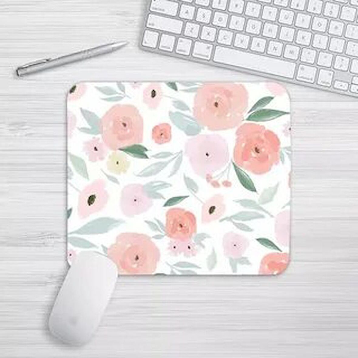  BAHAR DESENLİ Dikdörtgen Mouse pad