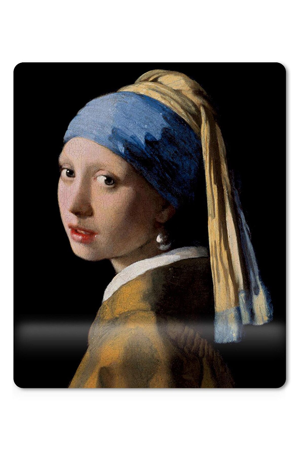 Vermeer Inci Küpeli Kız Bilek Destekli Mouse Pad