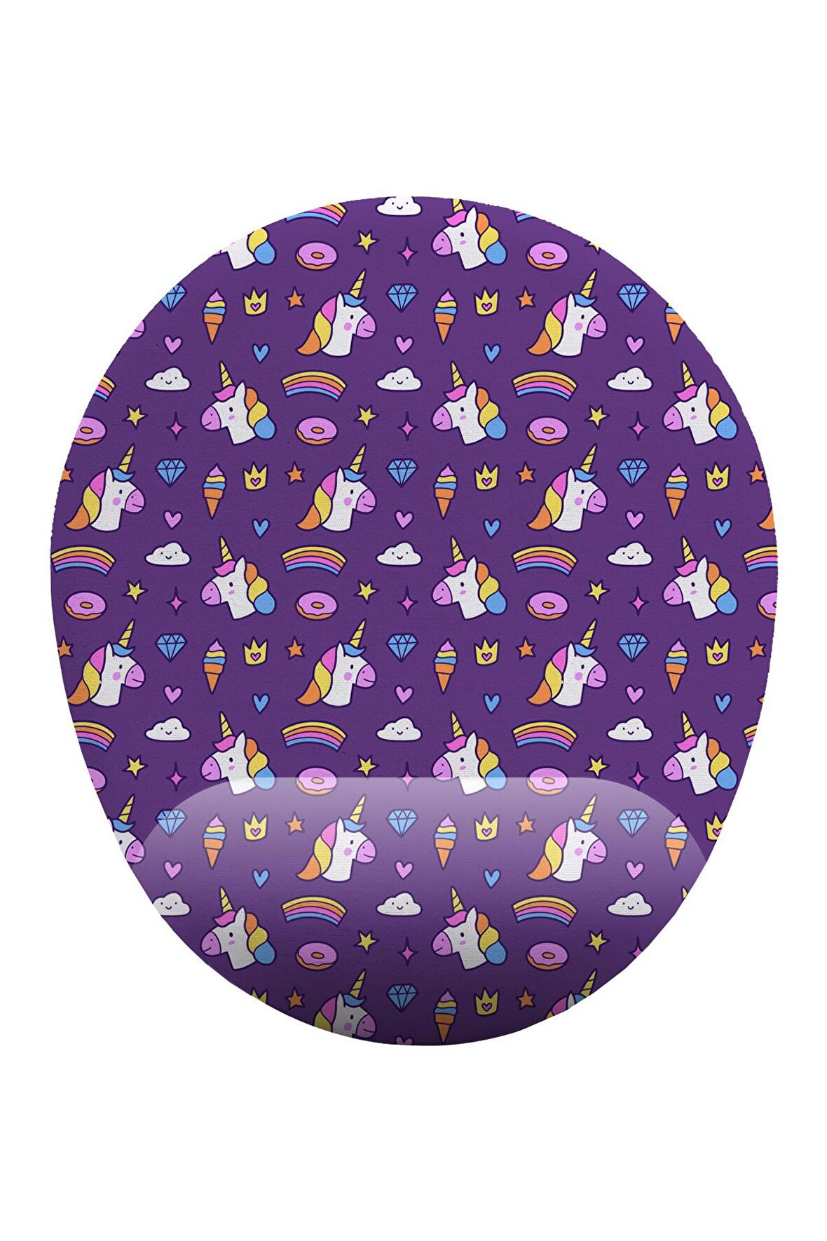 Unicorn Desenli Bilek Destekli Mouse Pad