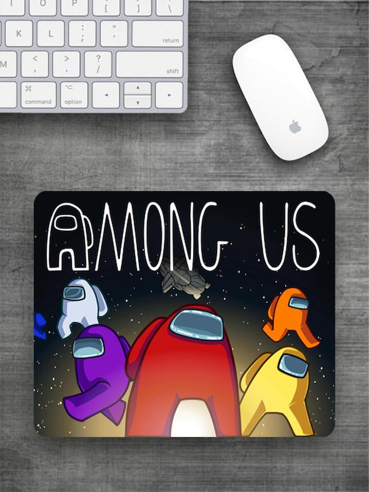 AMONG US Baskılı Dikdörtgen Mouse Pad BSKBZR