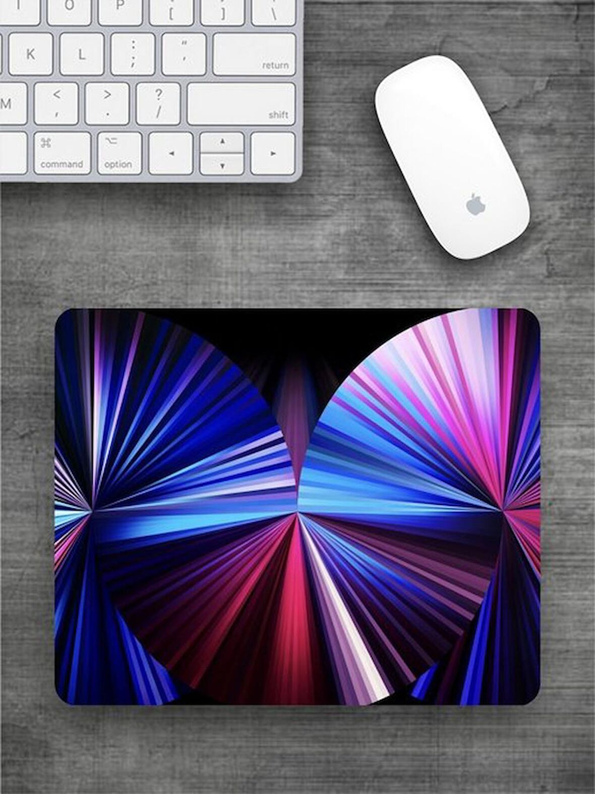 ILLUSTRASYON Baskılı Dikdörtgen Mouse Pad BSKBZR