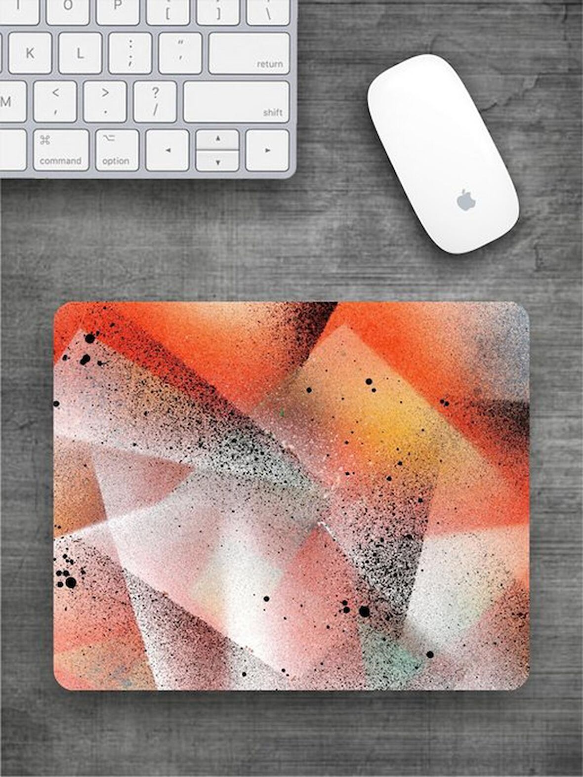 ILLUSTRASYON Baskılı Dikdörtgen Mouse Pad BSKBZR