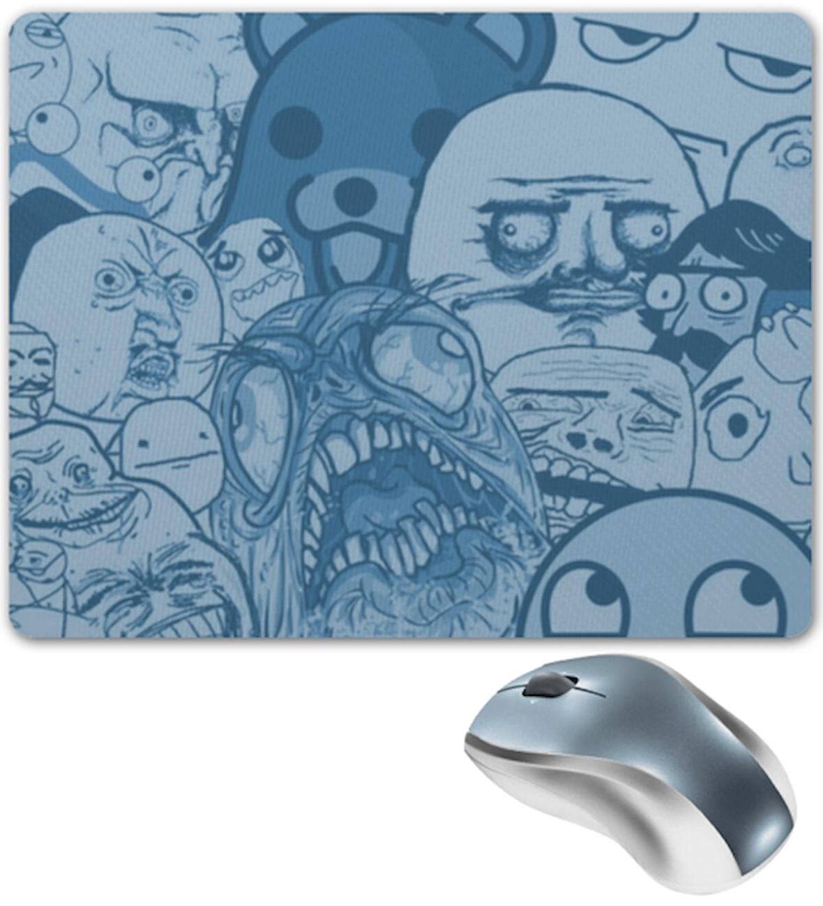 ILLUSTRASYON Baskılı Mouse Pad BaskıBazar