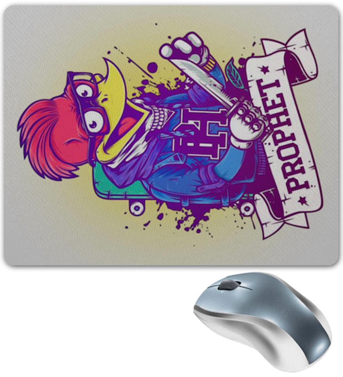 ILLUSTRASYON Baskılı Mouse Pad BaskıBazar