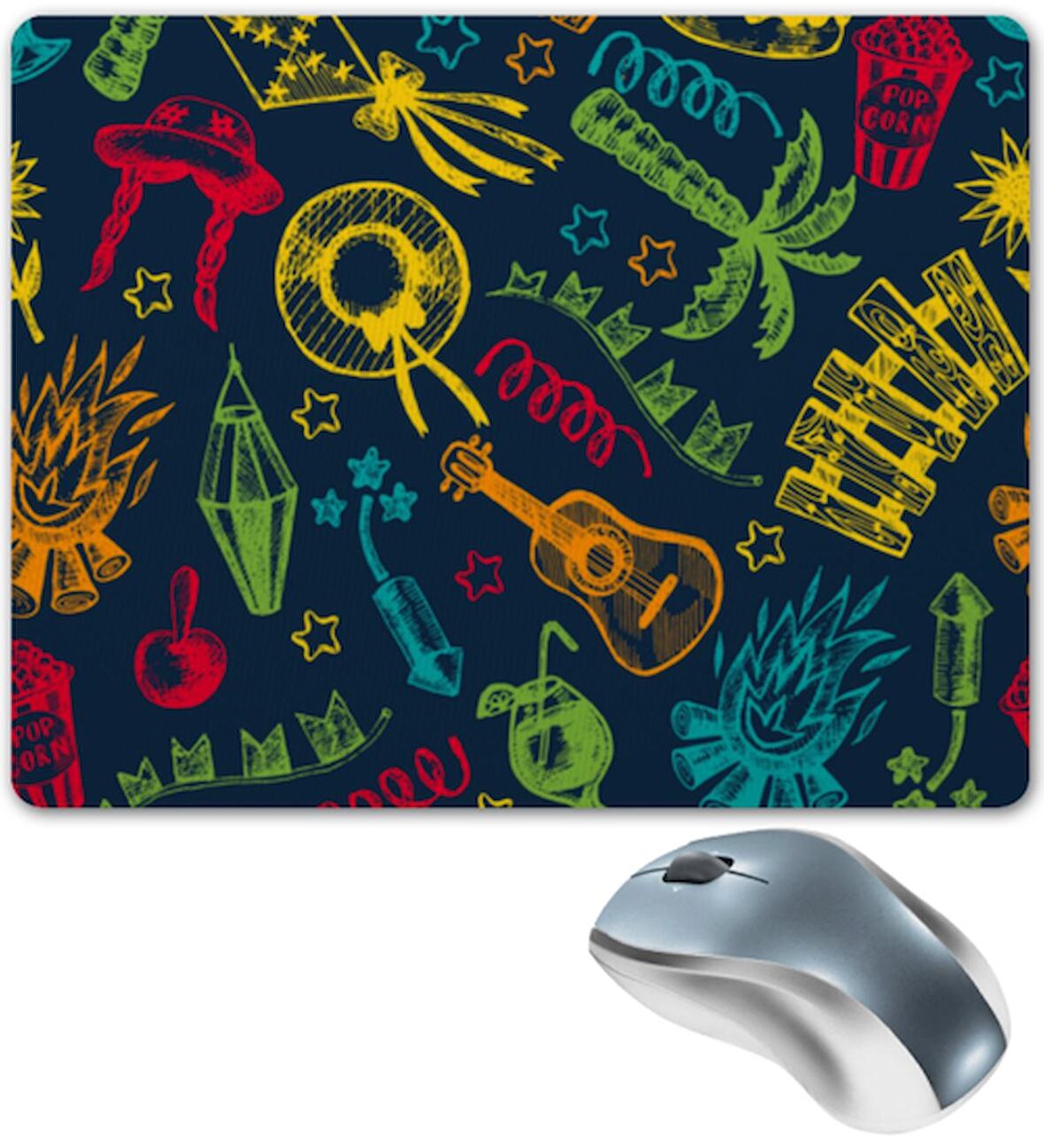 ILLUSTRASYON Baskılı Mouse Pad BaskıBazar