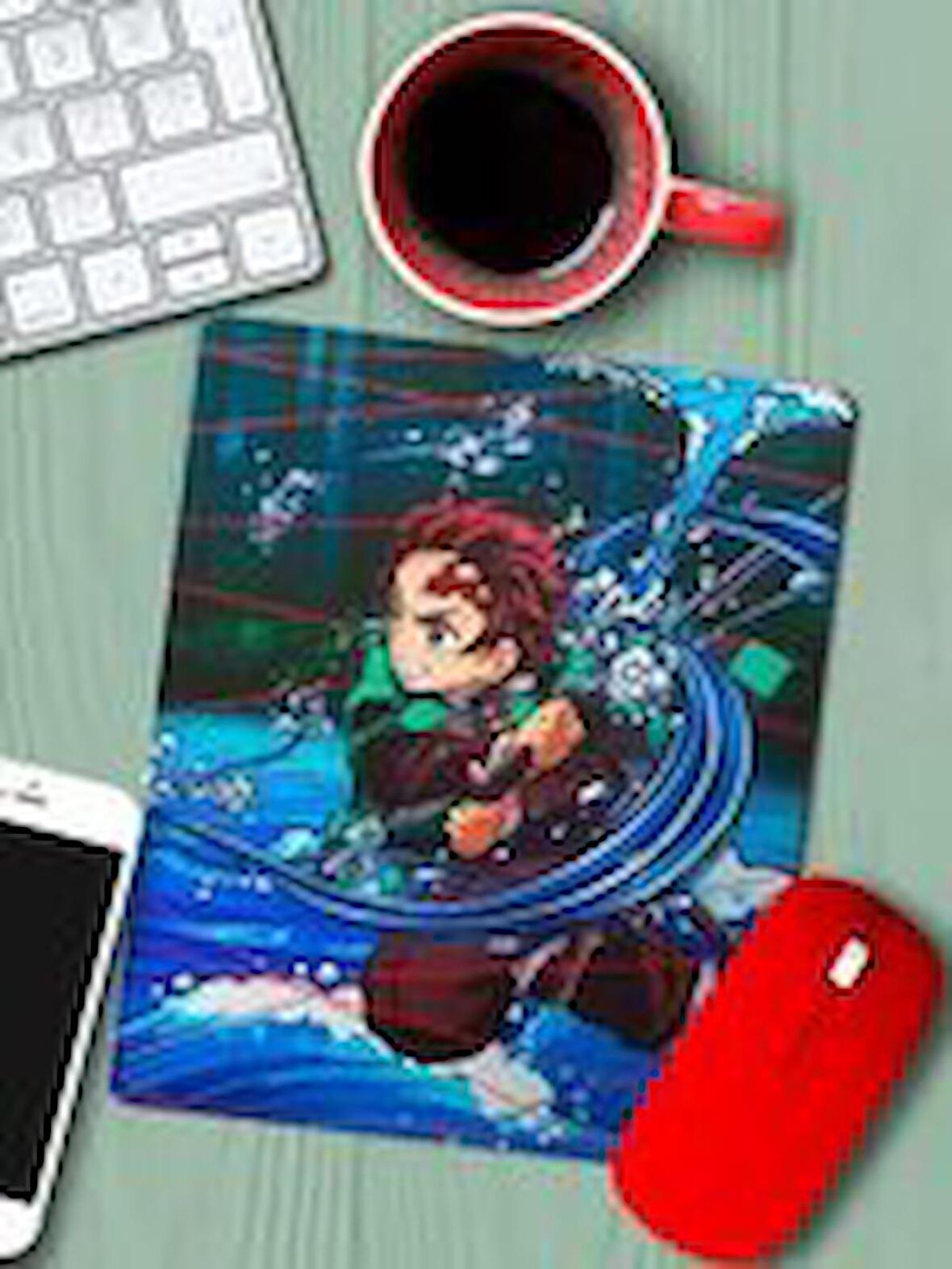  İllüstrasyon Desen Baskılı Mouse Pad