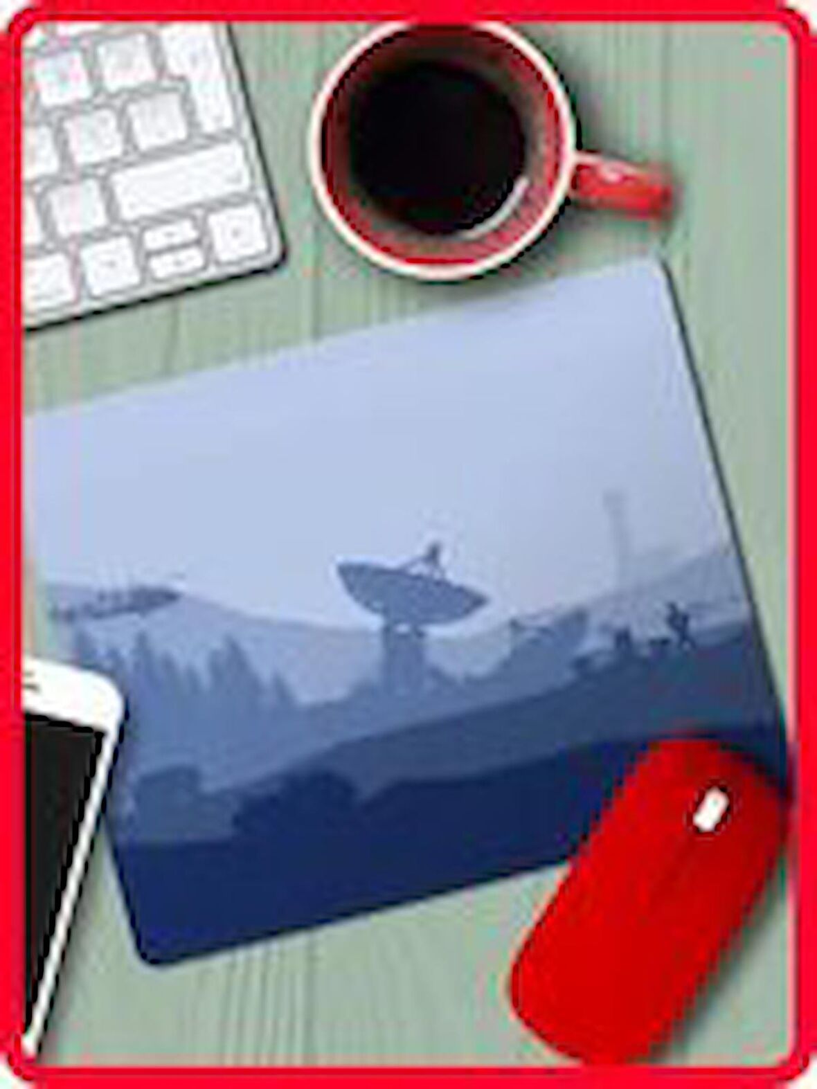  İllüstrasyon Desen Baskılı Mouse Pad