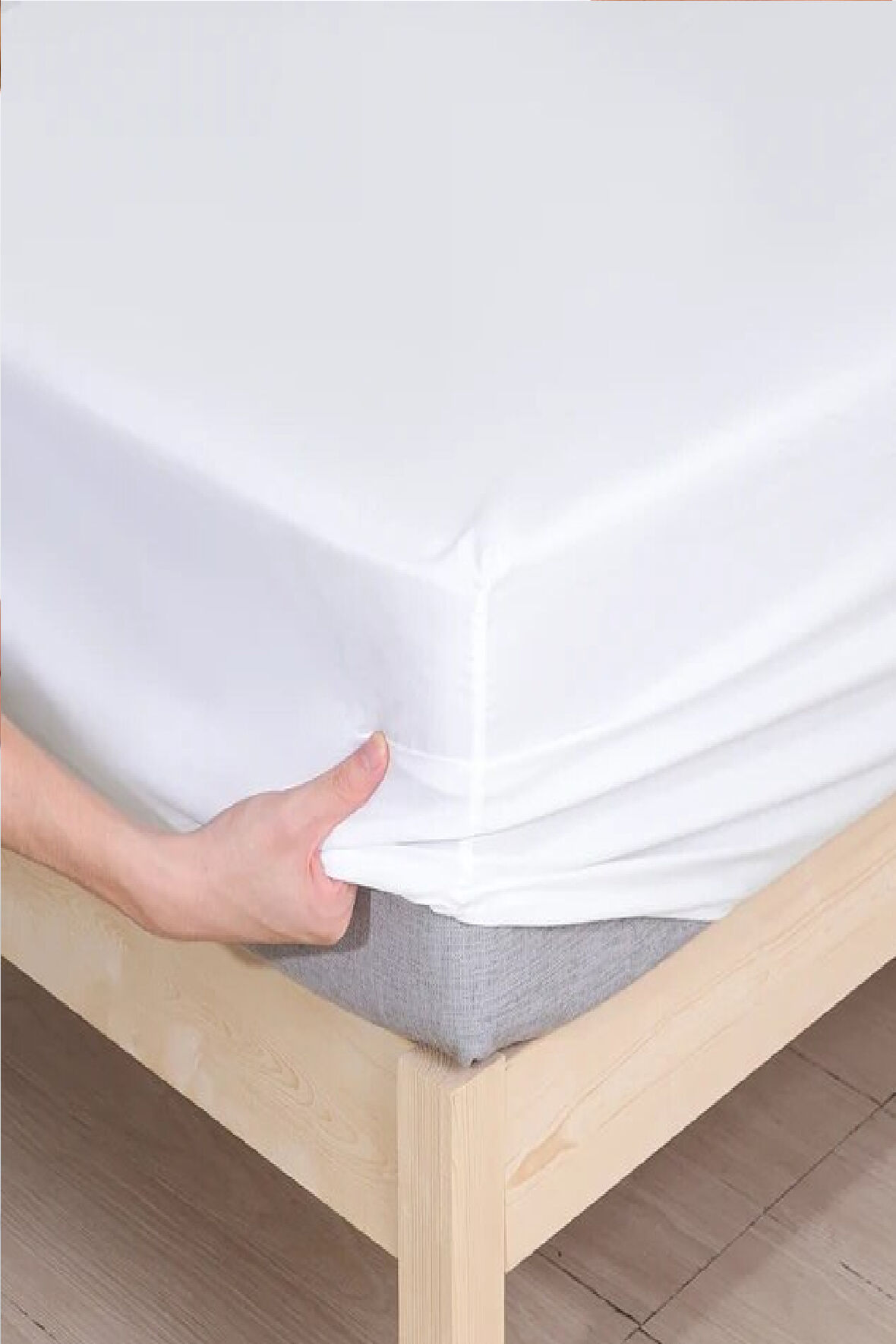 Bebesi 60x120 Cm Bebe Fitted Alez Pamuk Sıvı Geçirmez 