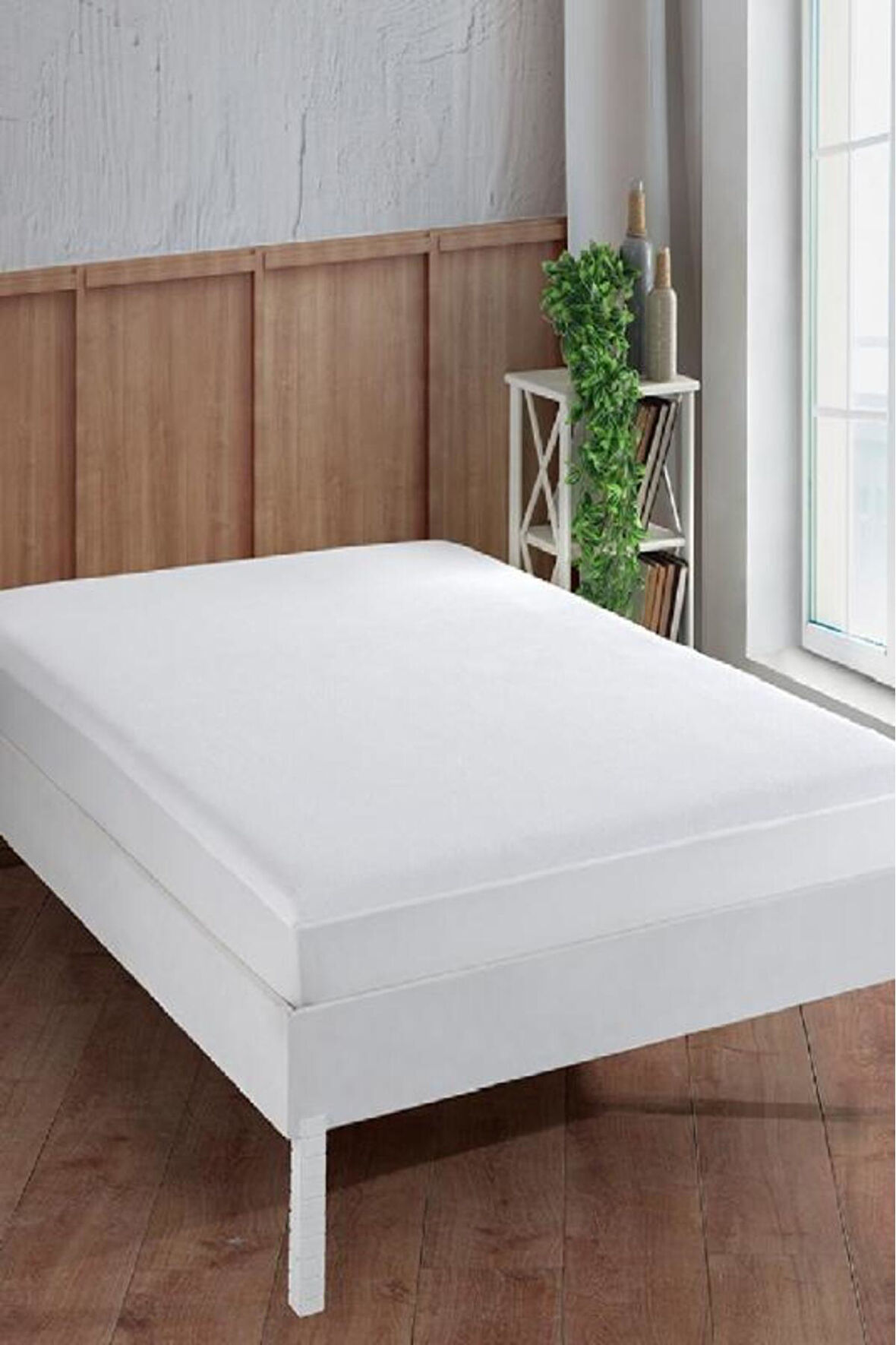 Bebesi Pamuk Fitted Alez 160x200+30 Cm Sıvı Geçirmez Lastikli Battal Boy Xl