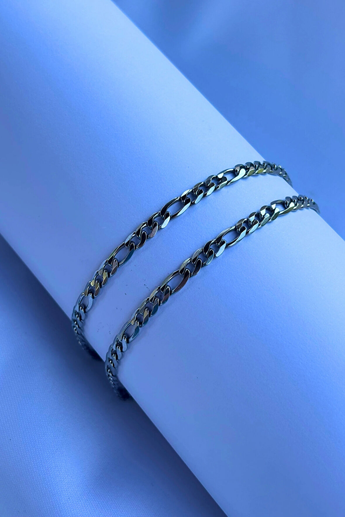 El İşçiliği Paslanmaz Çelik Zincir Erkek Kolye