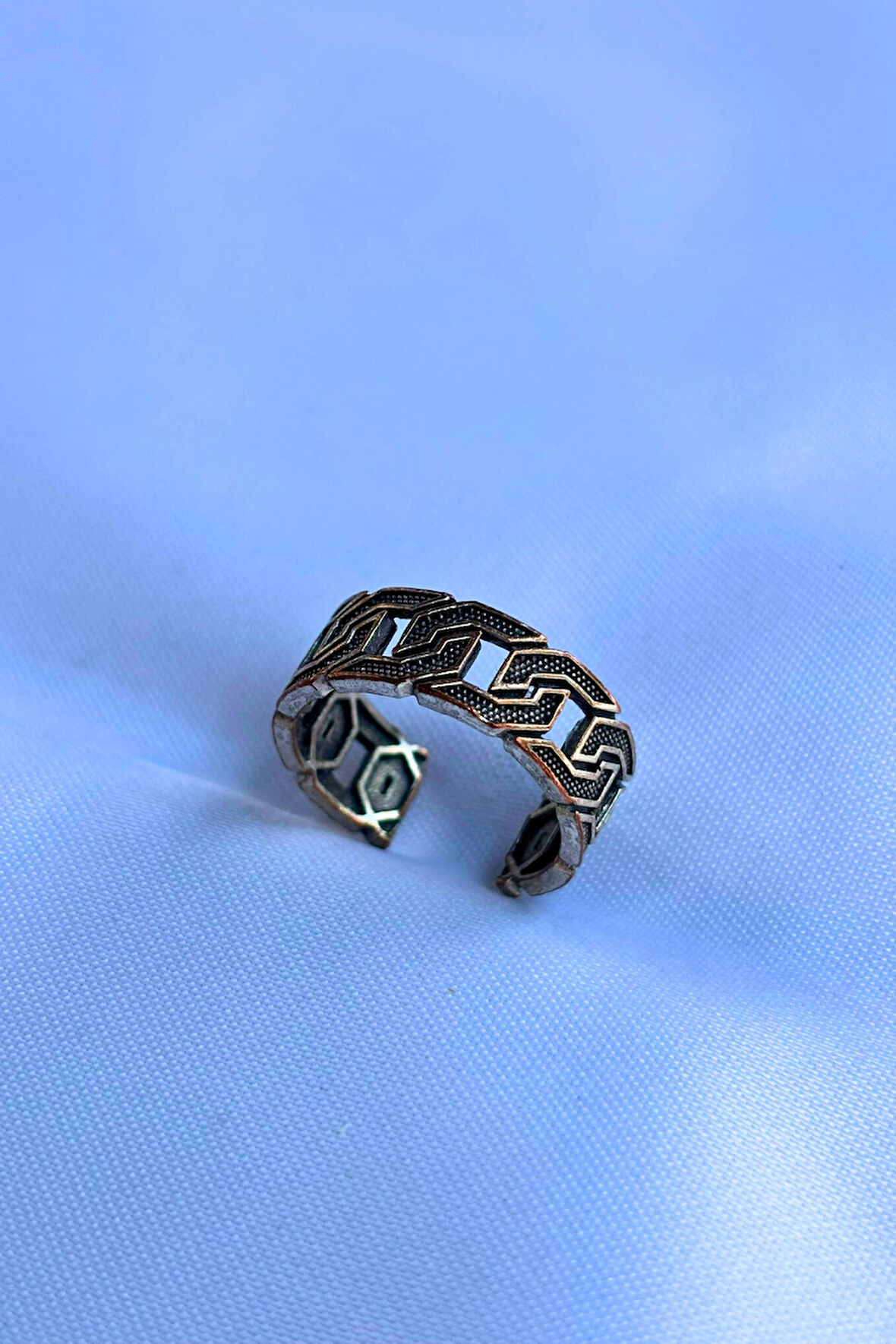 Özel Tasarım Maskülen Ayarlanabilir Erkek Yüzük