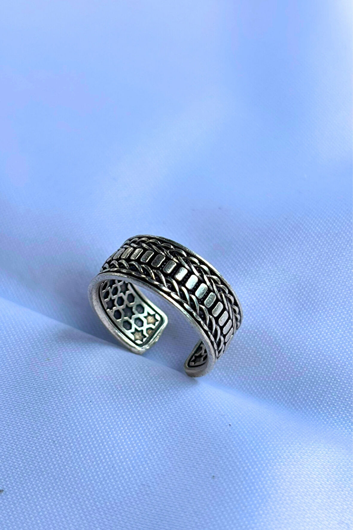 Özel Tasarım Maskülen Ayarlanabilir Erkek Yüzük