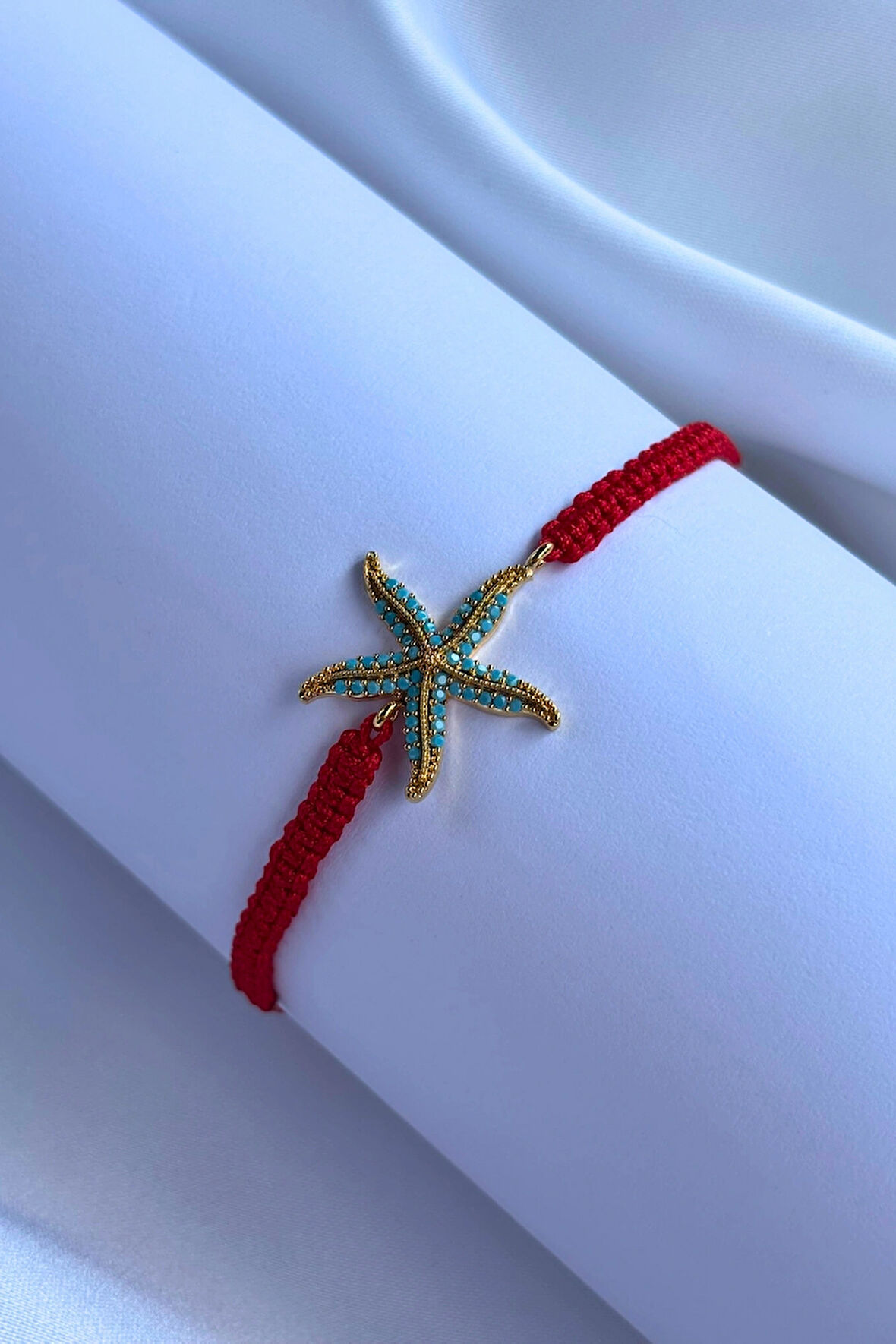 Deniz Yıldızı El Yapımı Ayarlanabilir Tasarım Kadın Bileklik