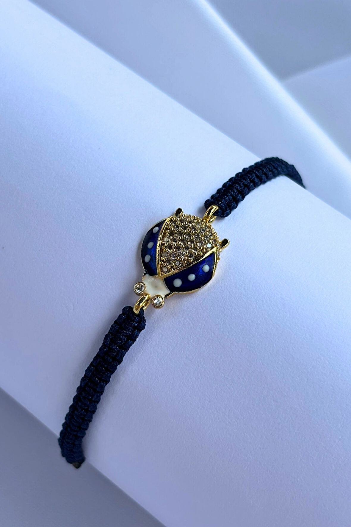 Uğur Böceği El Yapımı Ayarlanabilir Tasarım Kadın Bileklik