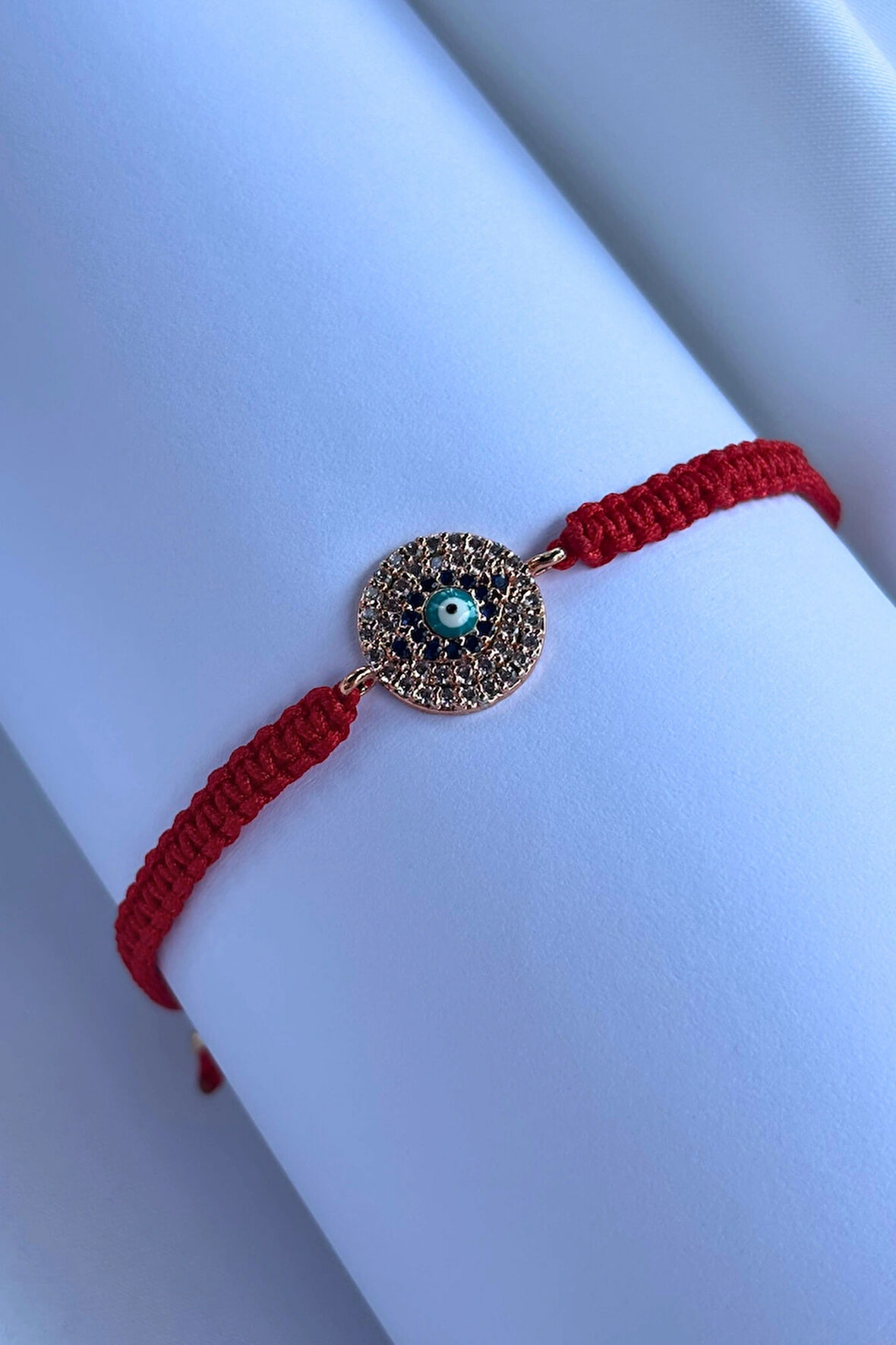 Nazar Boncuğu El Yapımı Ayarlanabilir Tasarım Kadın Bileklik