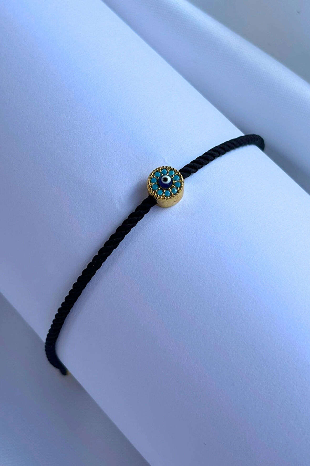 Nazar Boncuğu El Yapımı Ayarlanabilir Tasarım Kadın Bileklik
