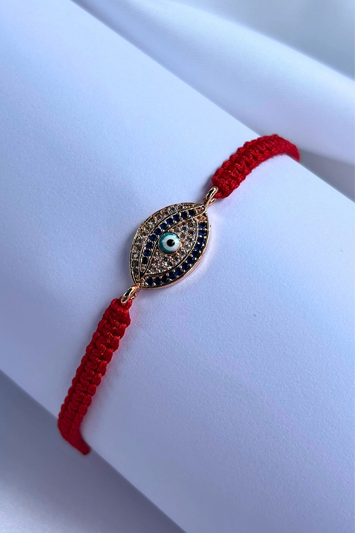 Göz Figürlü El Yapımı Ayarlanabilir Tasarım Kadın Bileklik